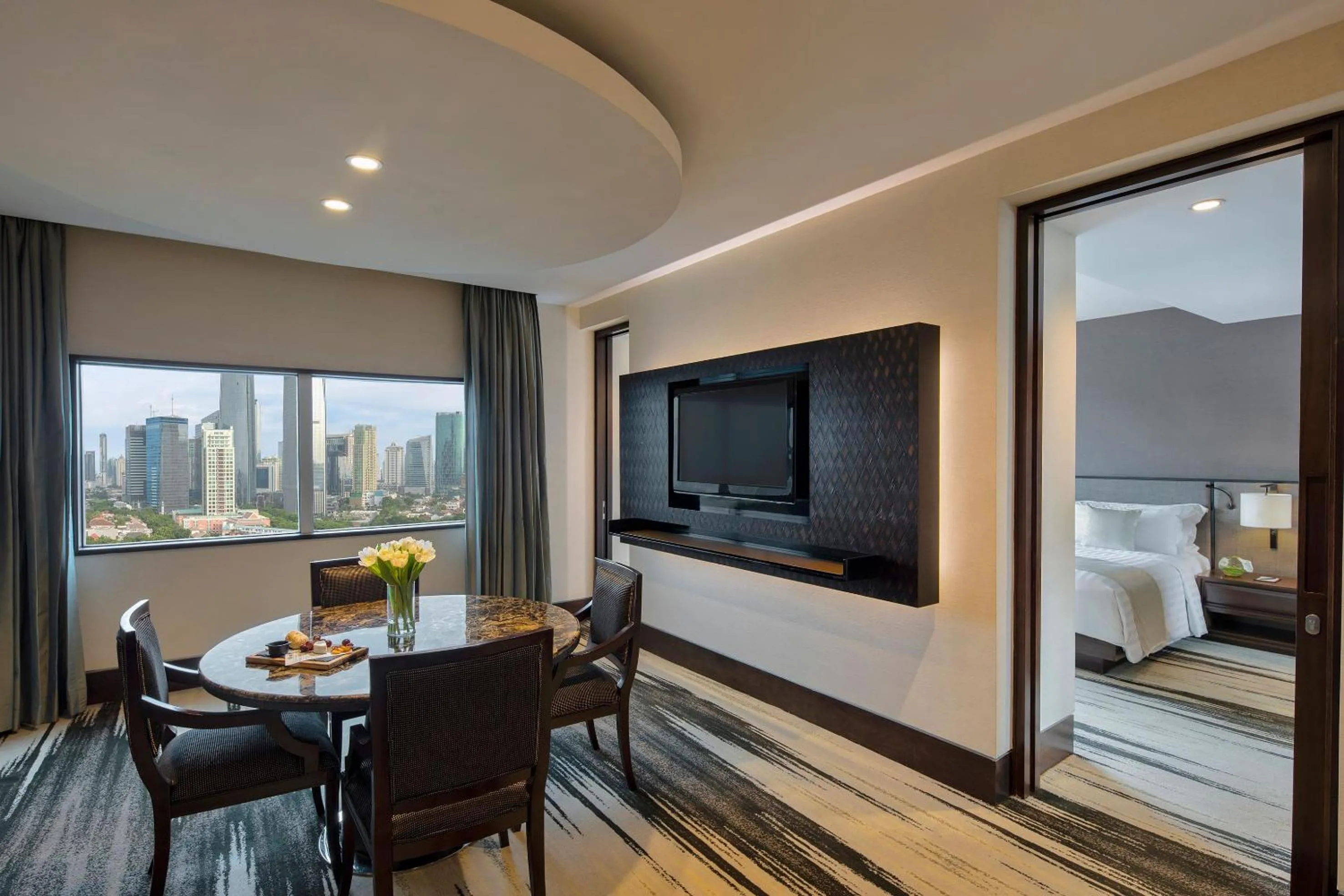 Living room in Gran Melia Jakarta