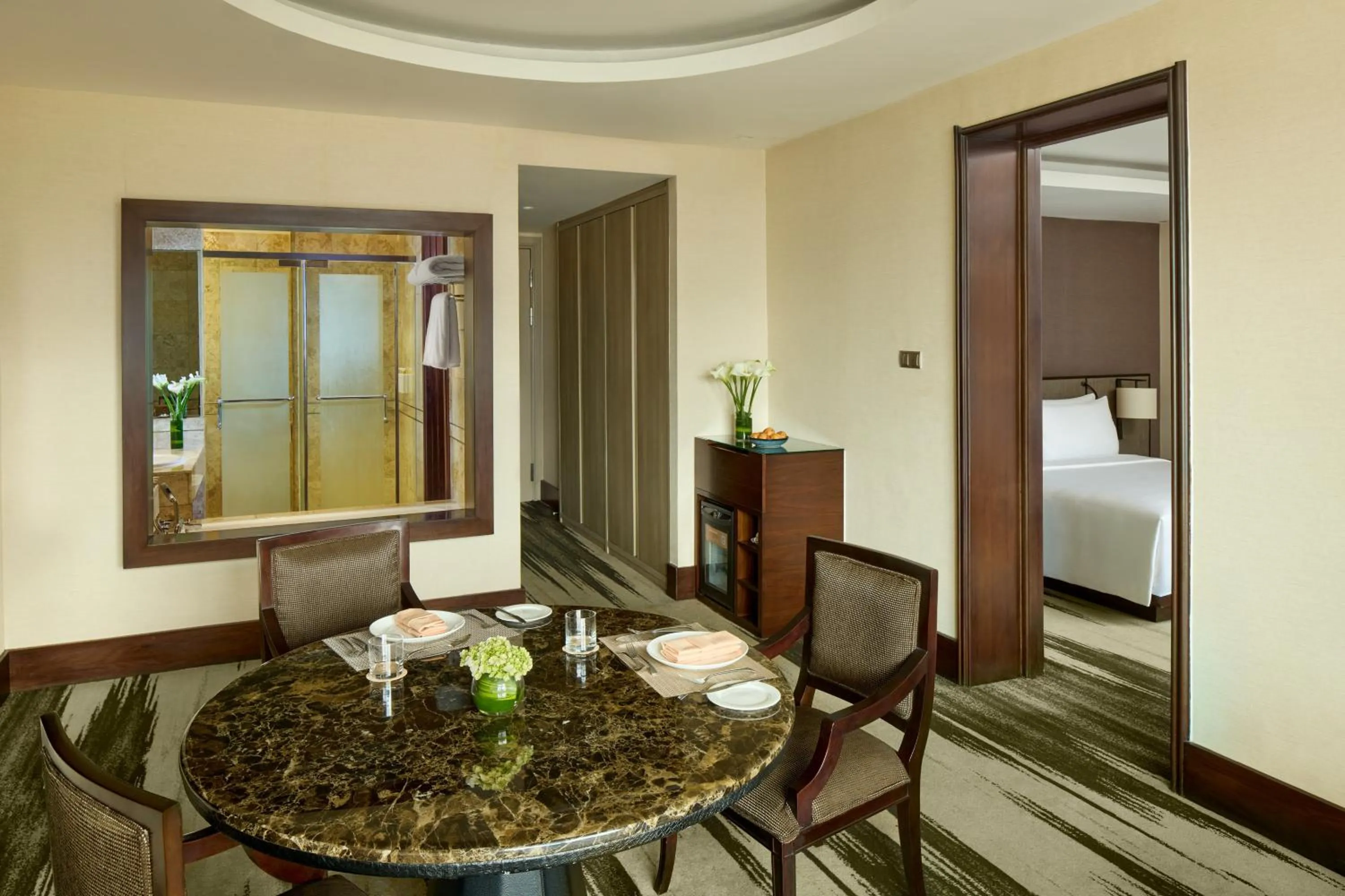 Living room in Gran Melia Jakarta