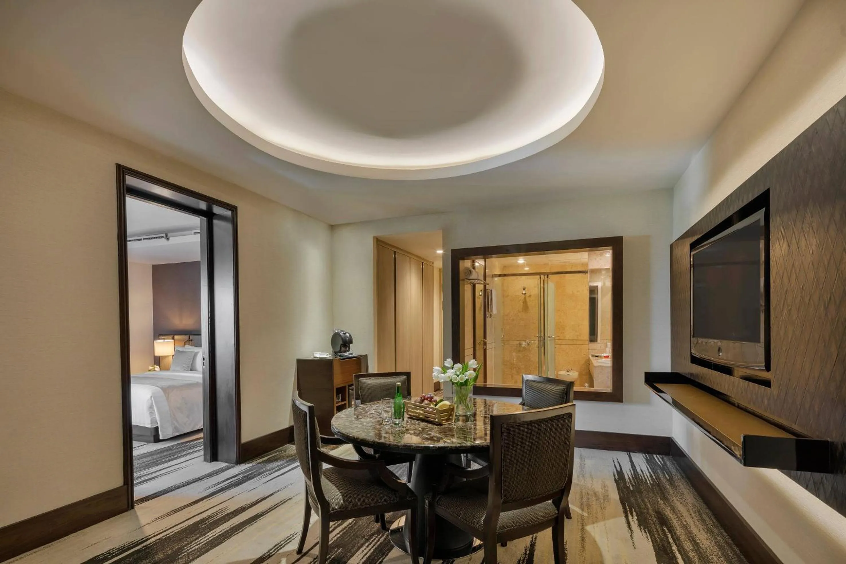 Living room in Gran Melia Jakarta