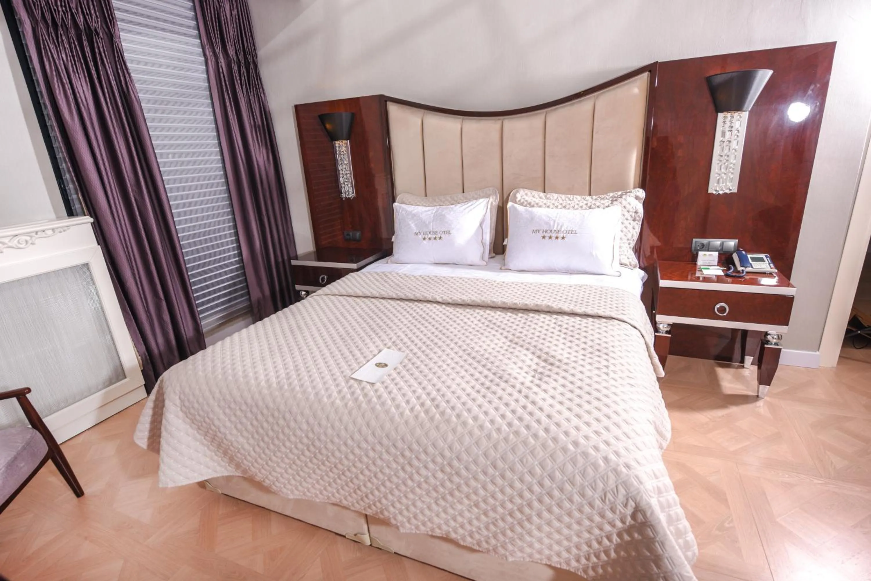 Decorative detail, Bed in My House Otel