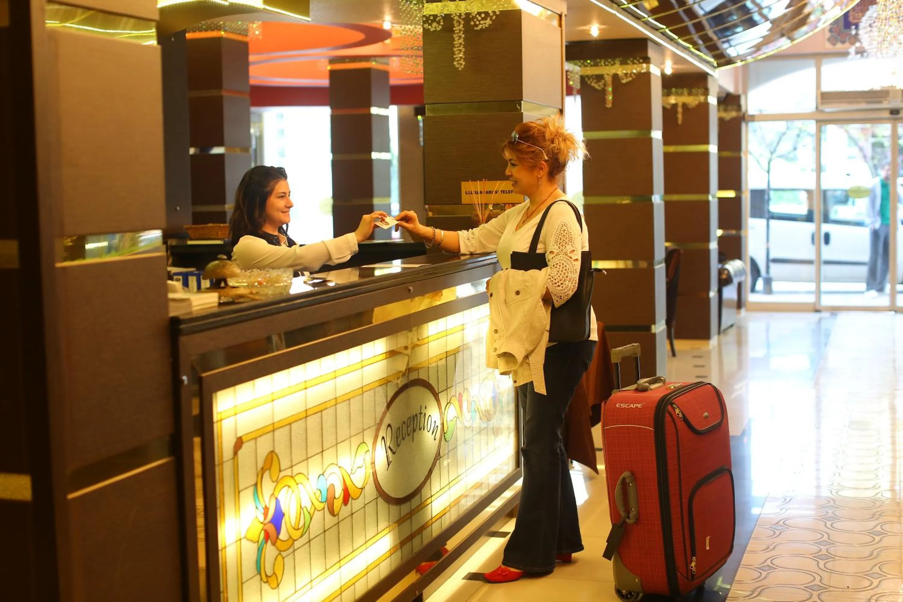 Lobby or reception in My House Otel