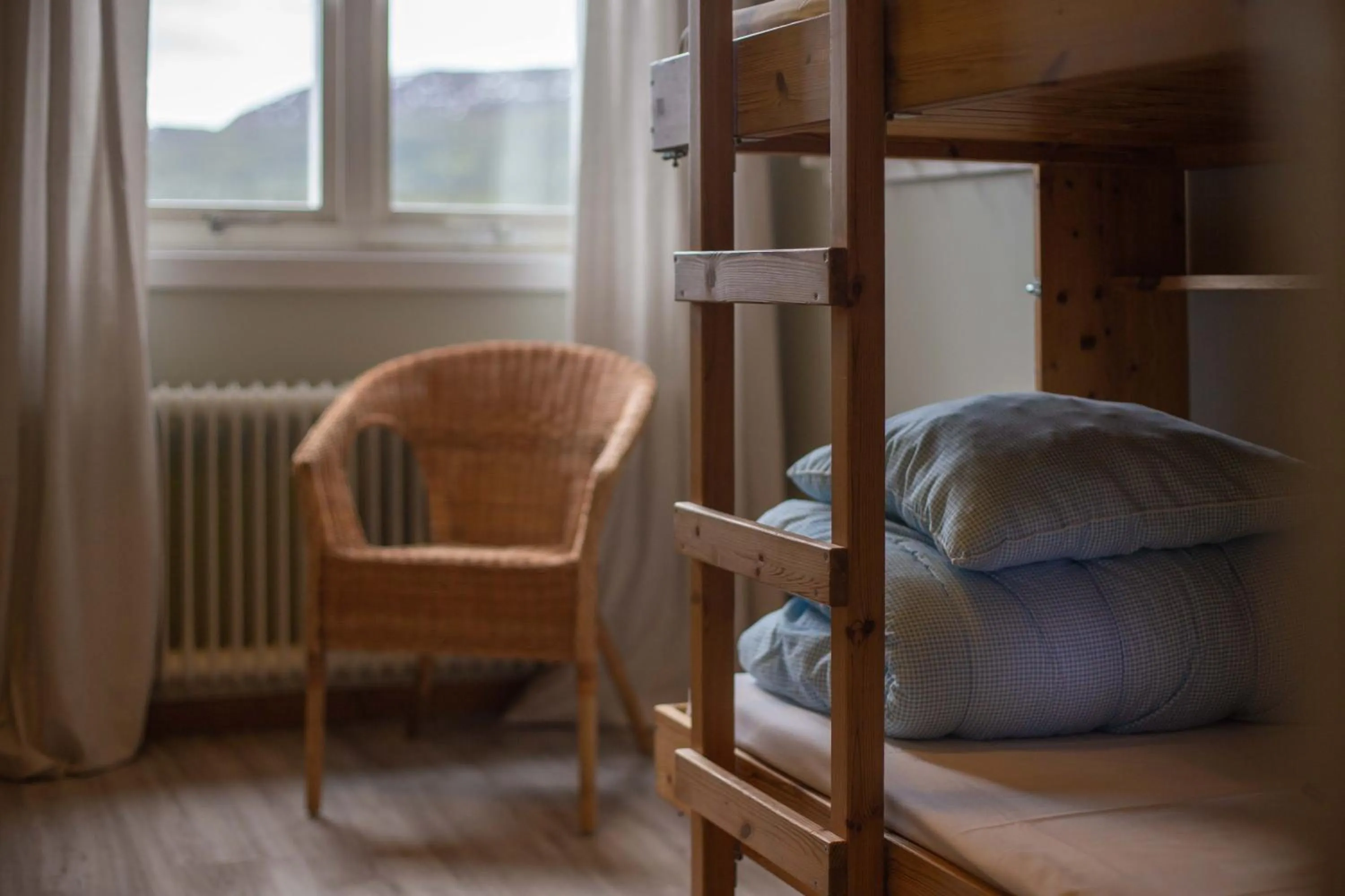 Decorative detail, Bed in Ammarnäs Wärdshus