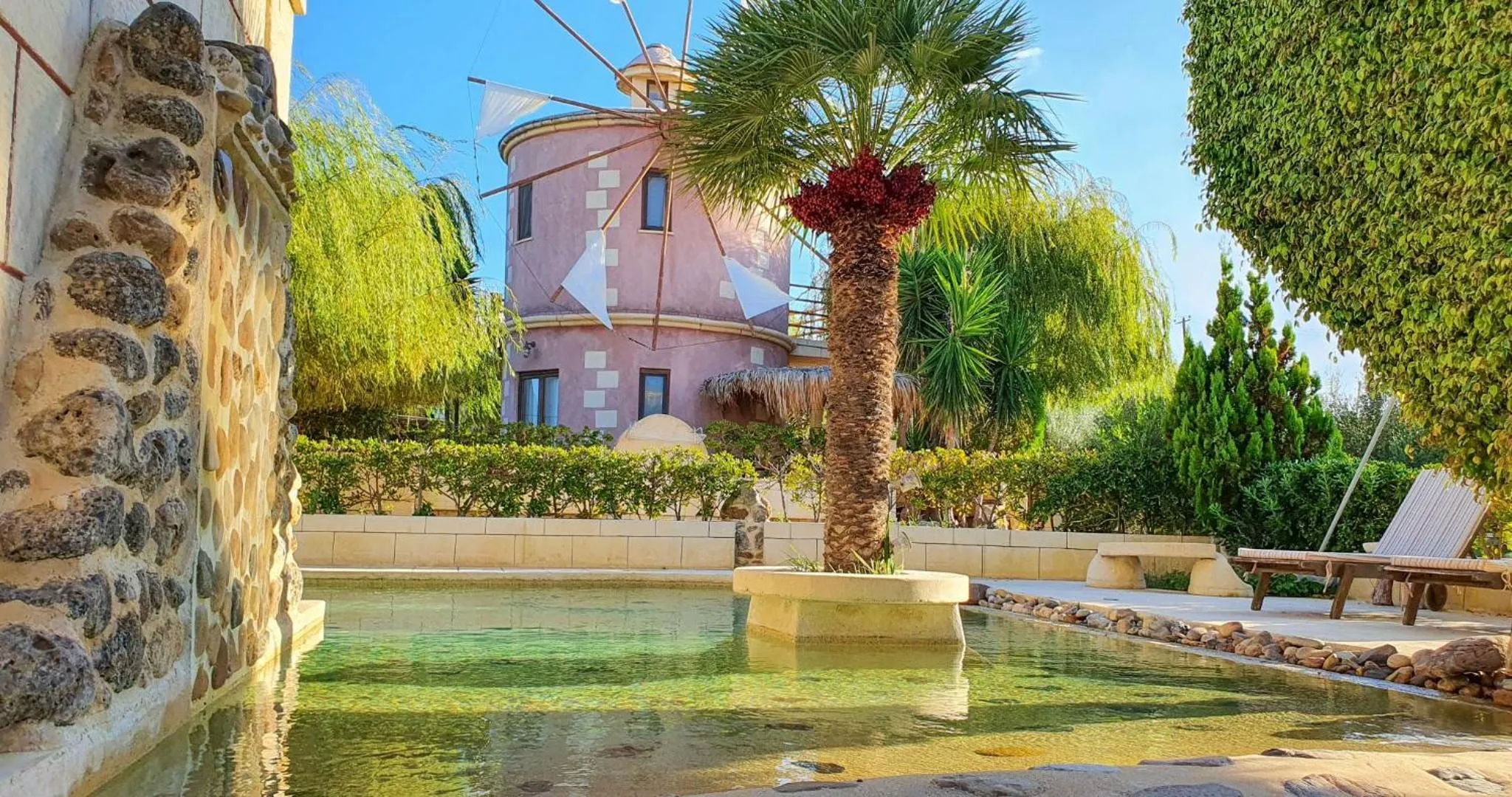 Swimming pool in Anemomili Village