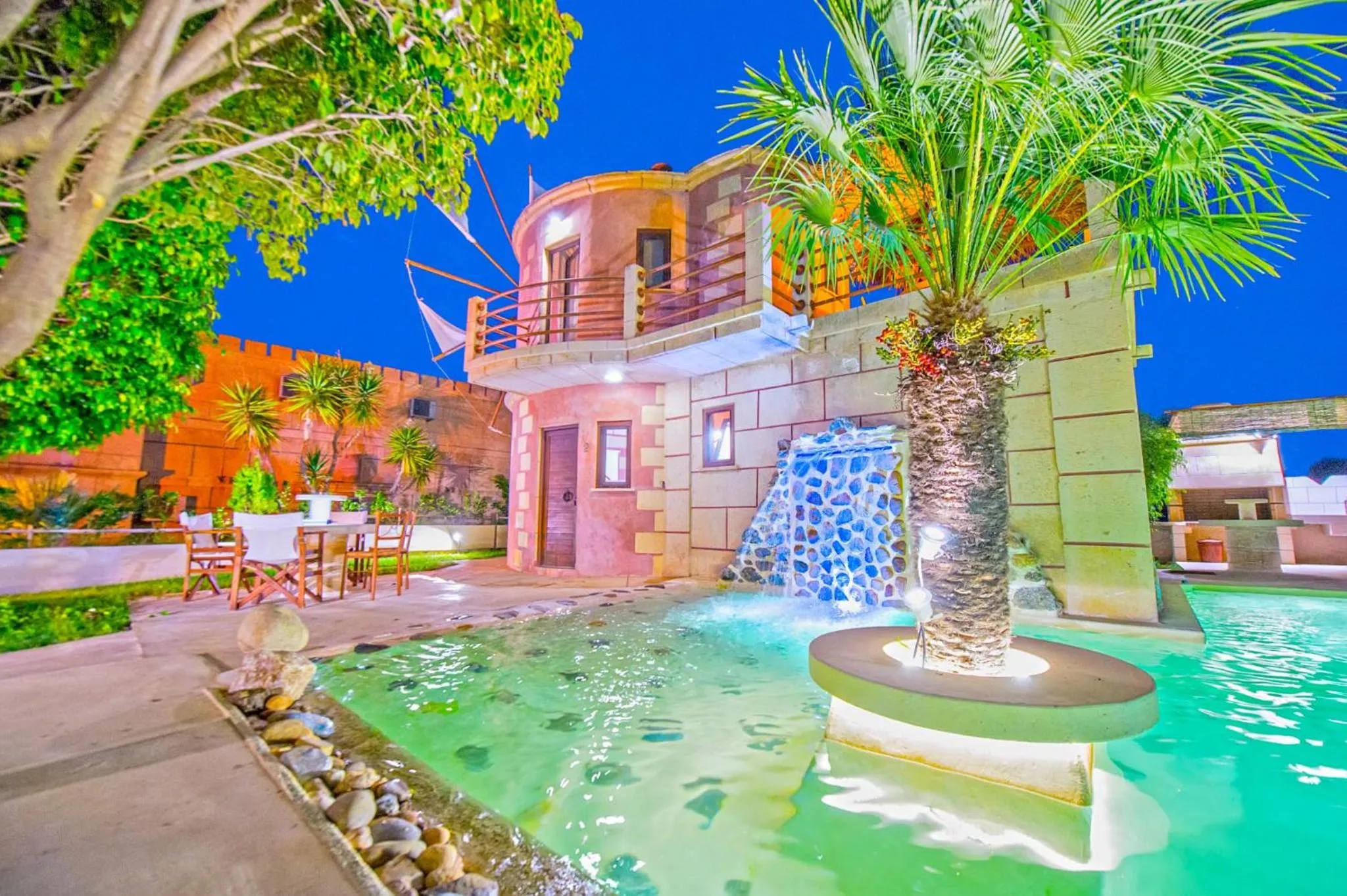 Swimming pool in Anemomili Village