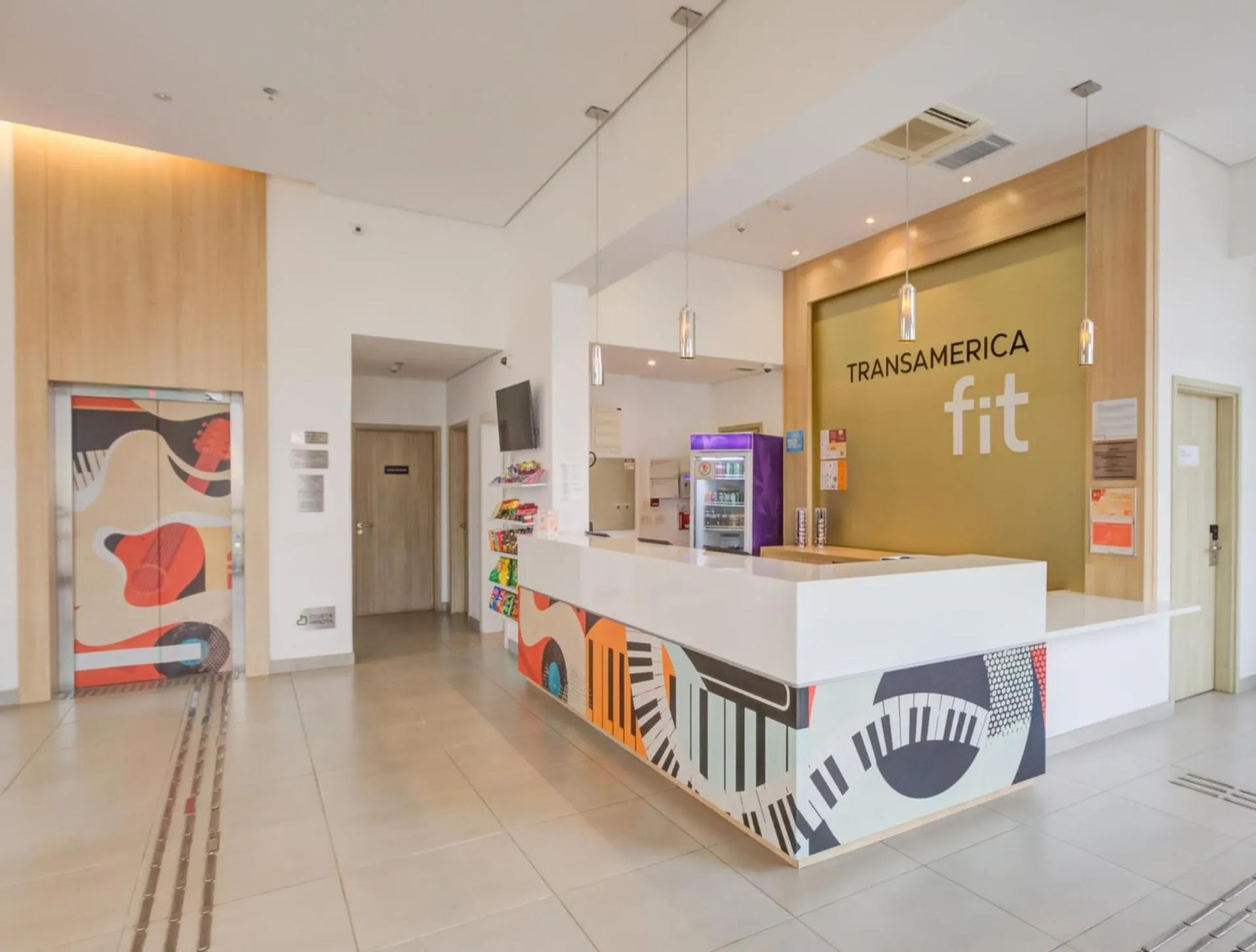 Lobby or reception in Transamerica Fit Jacareí
