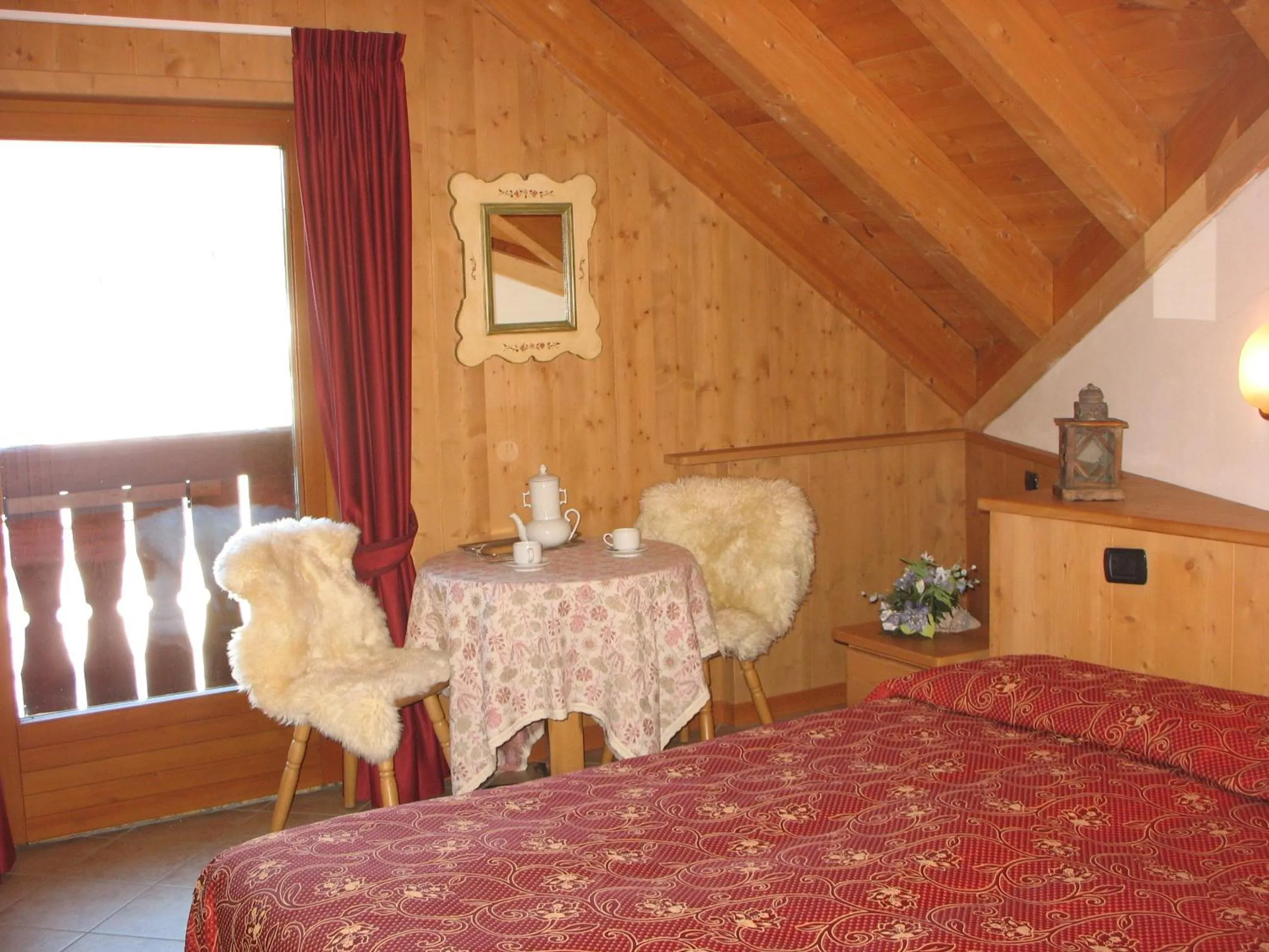 Bed in Hotel Cevedale