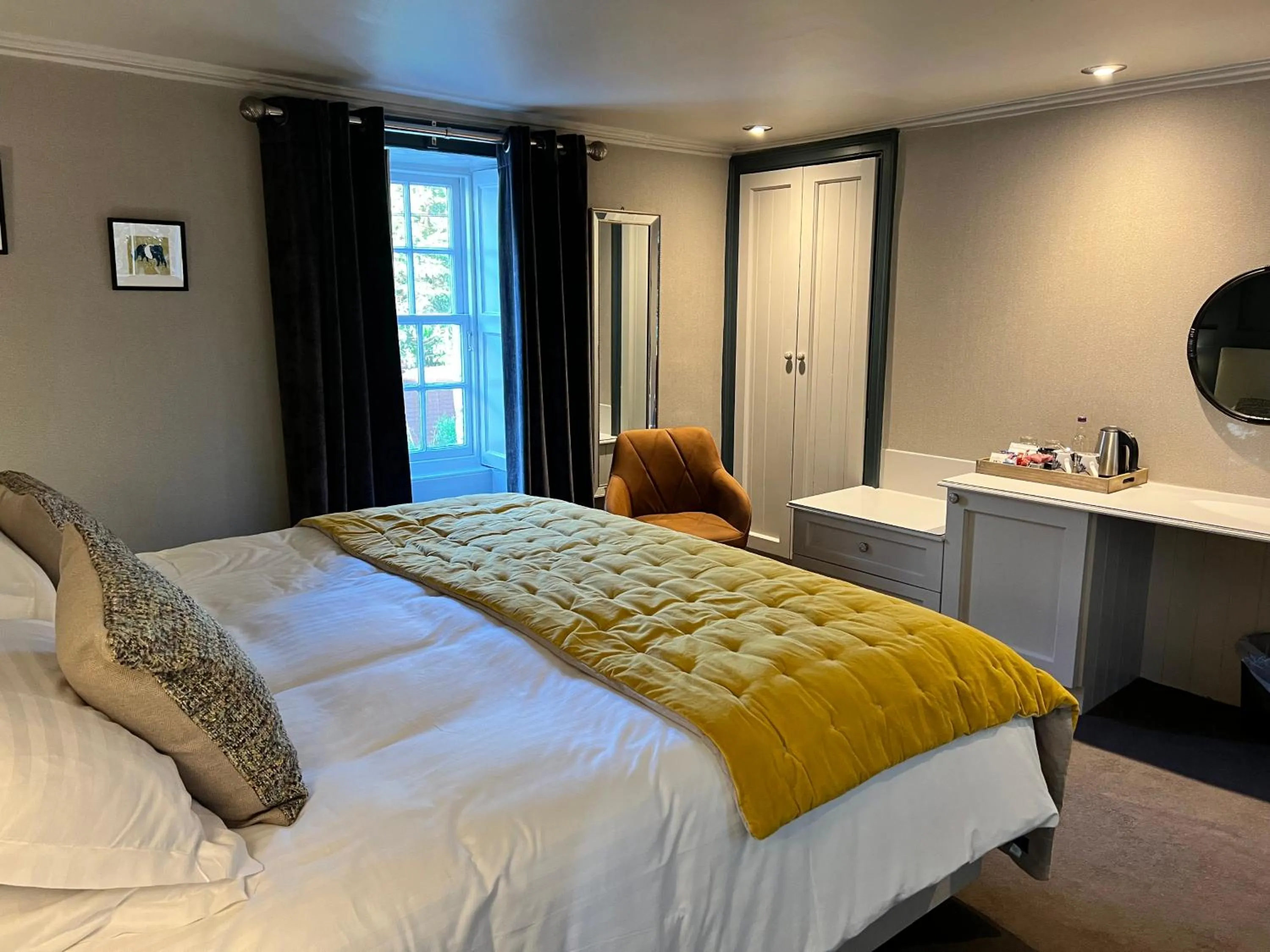 Bed in Selkirk Arms Hotel