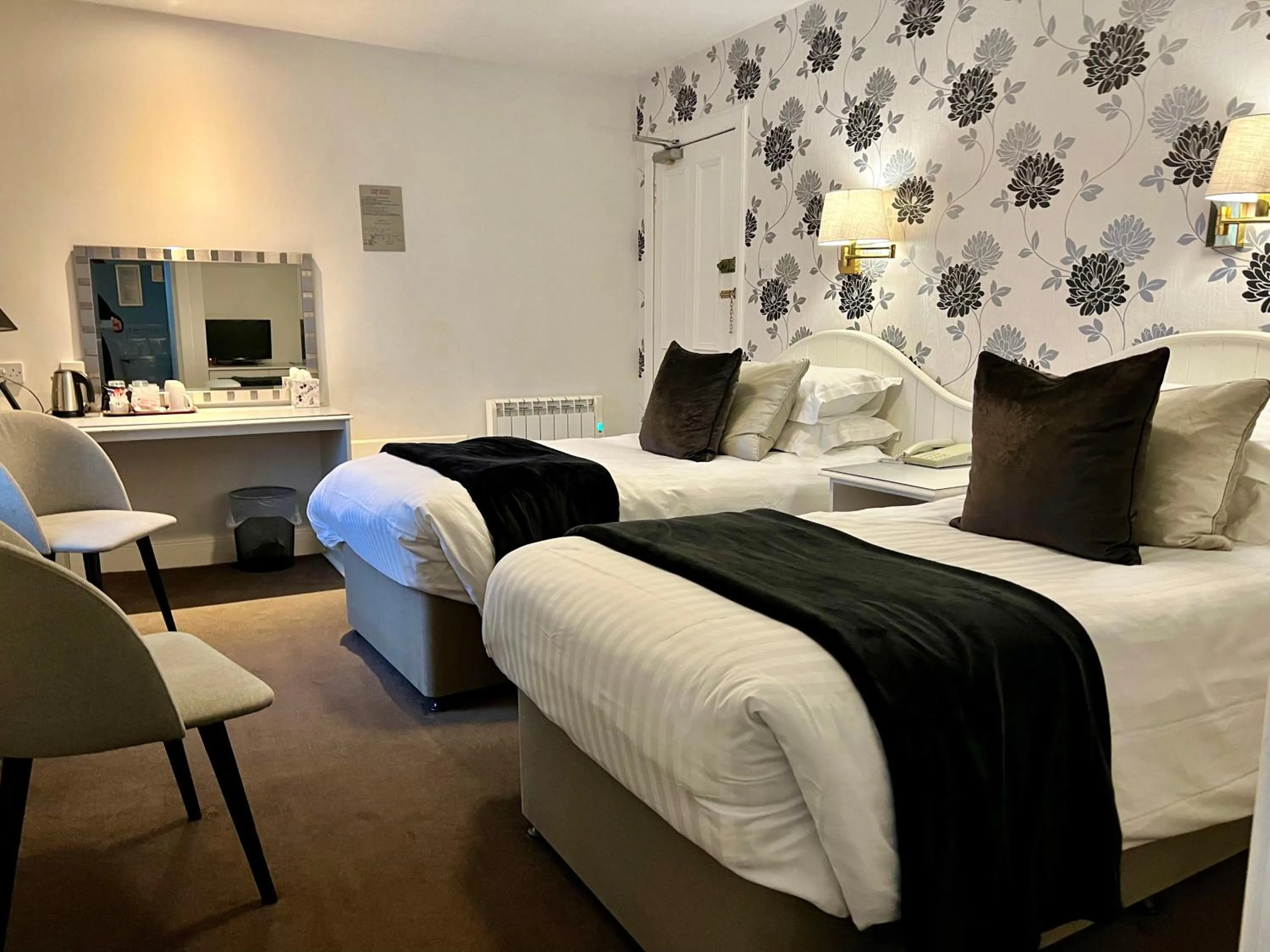 Bed in Selkirk Arms Hotel