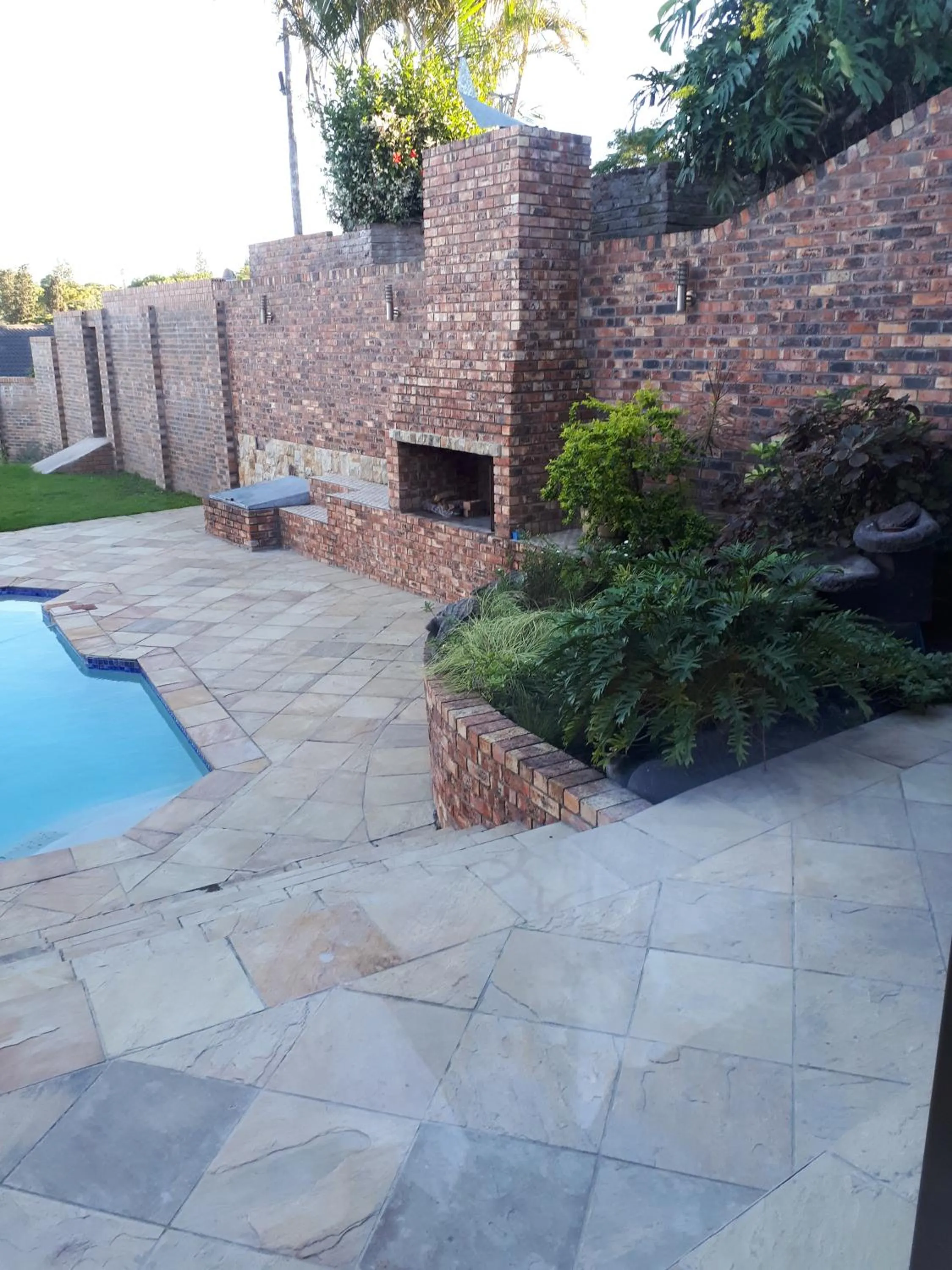 Patio in Blue Sea Guest House