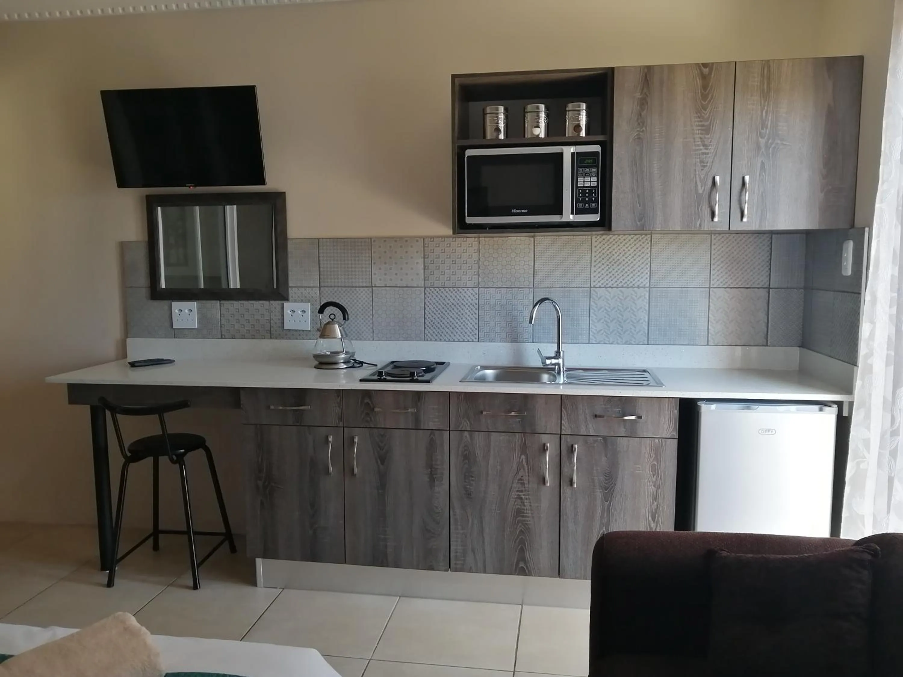 Kitchen or kitchenette in Blue Sea Guest House