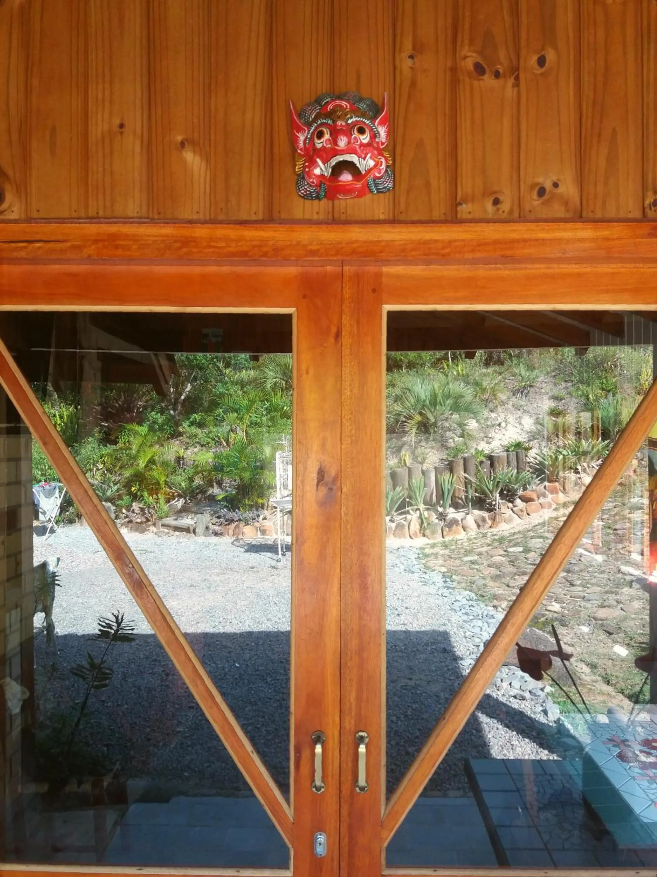 Decorative detail in Recanto das Bromélias Chalés