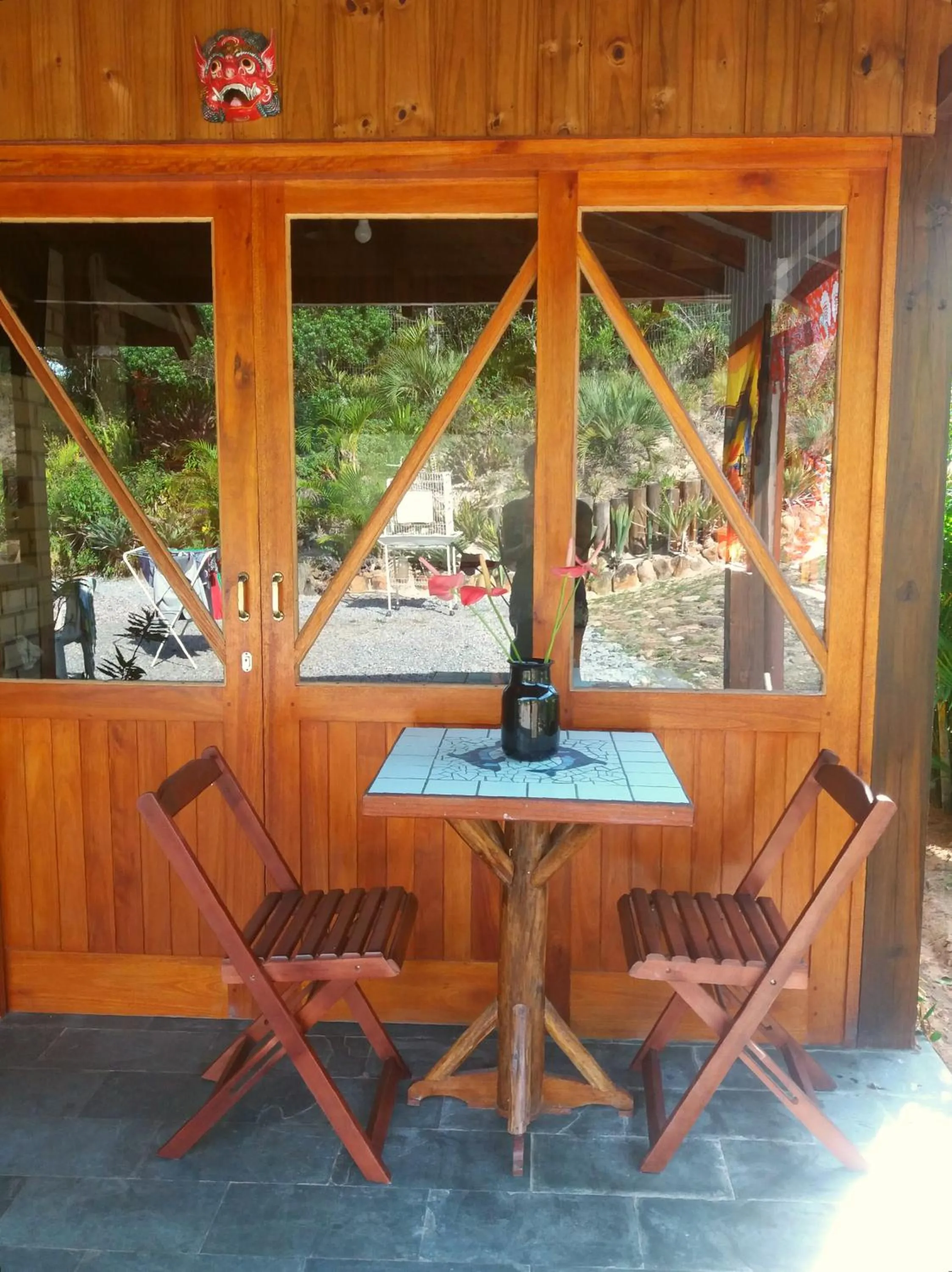 Lobby or reception in Recanto das Bromélias Chalés