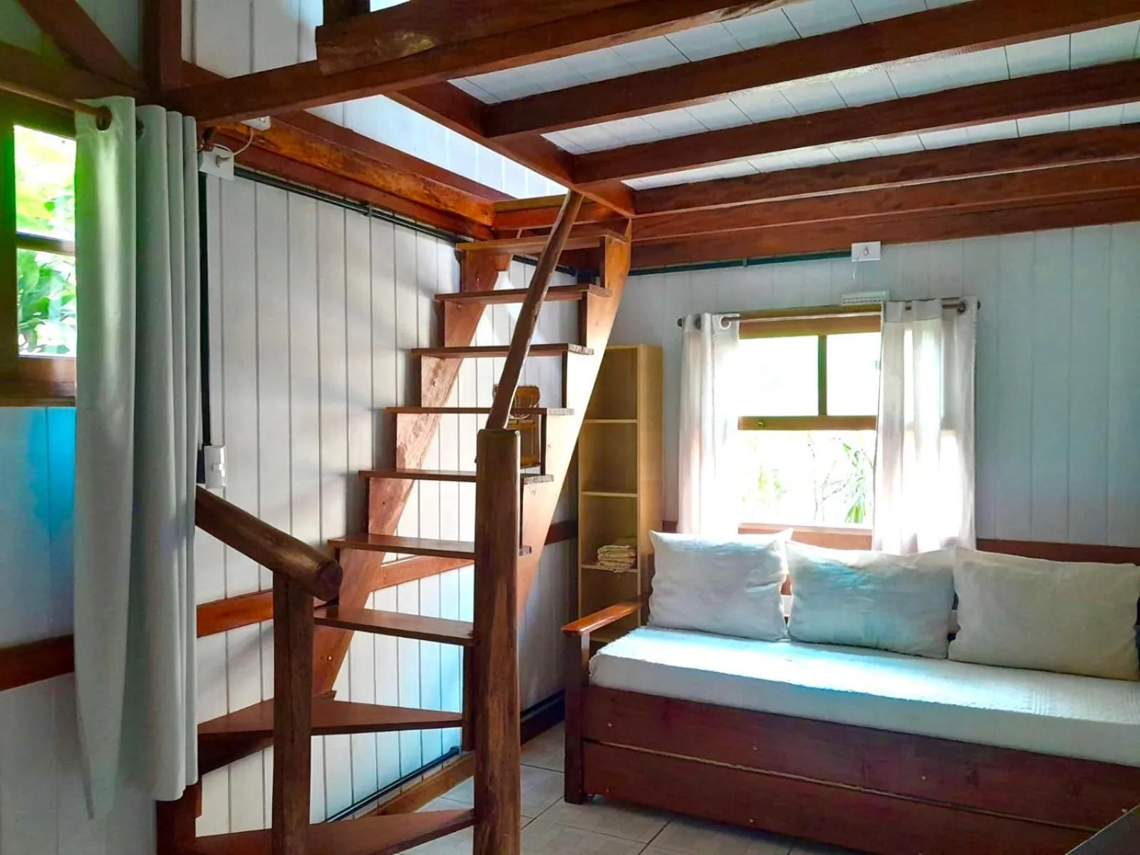 Bed in Recanto das Bromélias Chalés