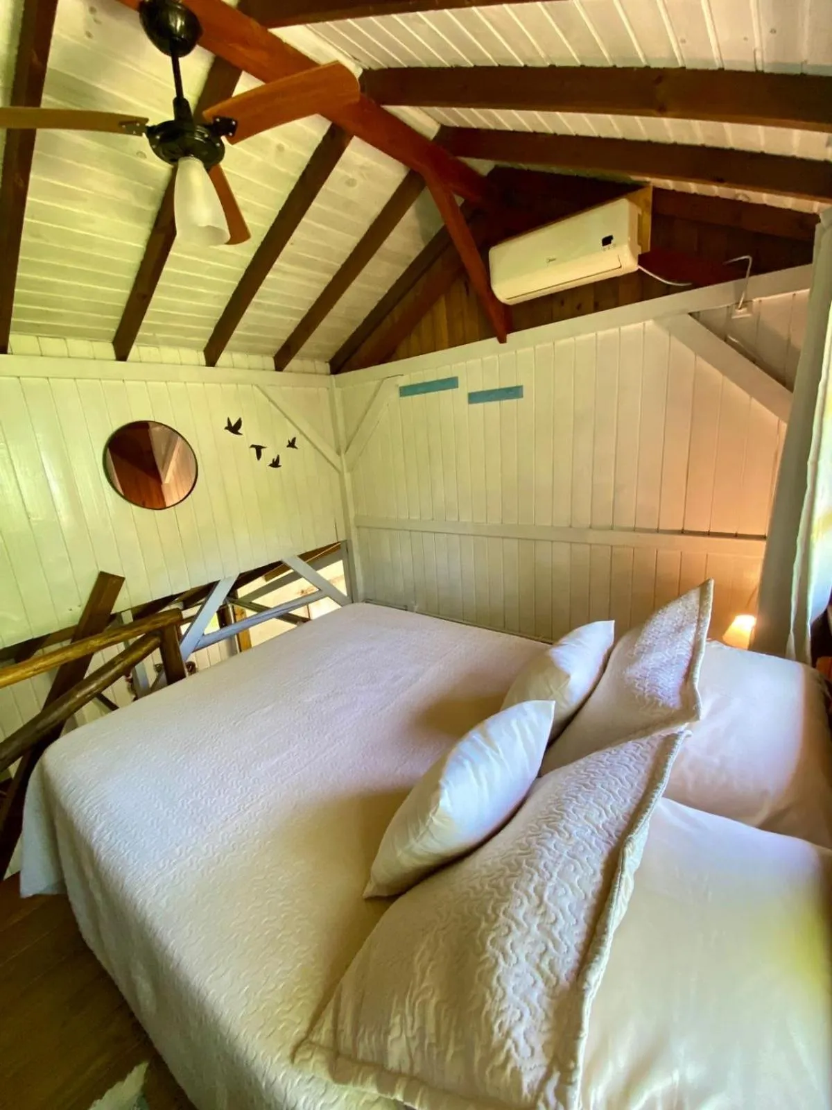 Bed in Recanto das Bromélias Chalés