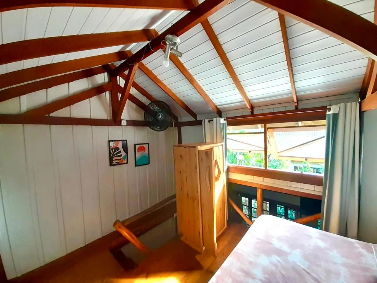 Bed in Recanto das Bromélias Chalés