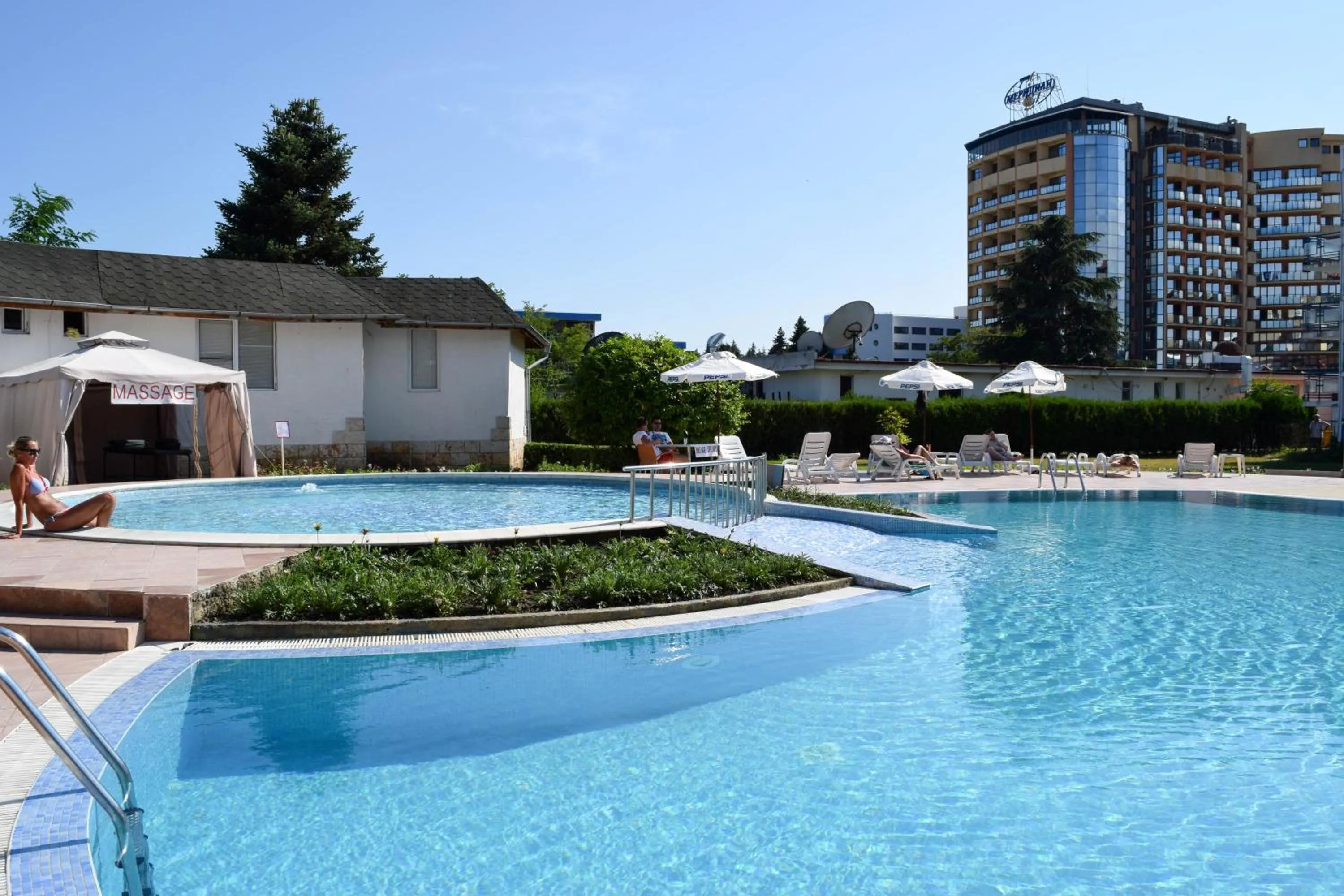 Swimming pool in Balaton Hotel