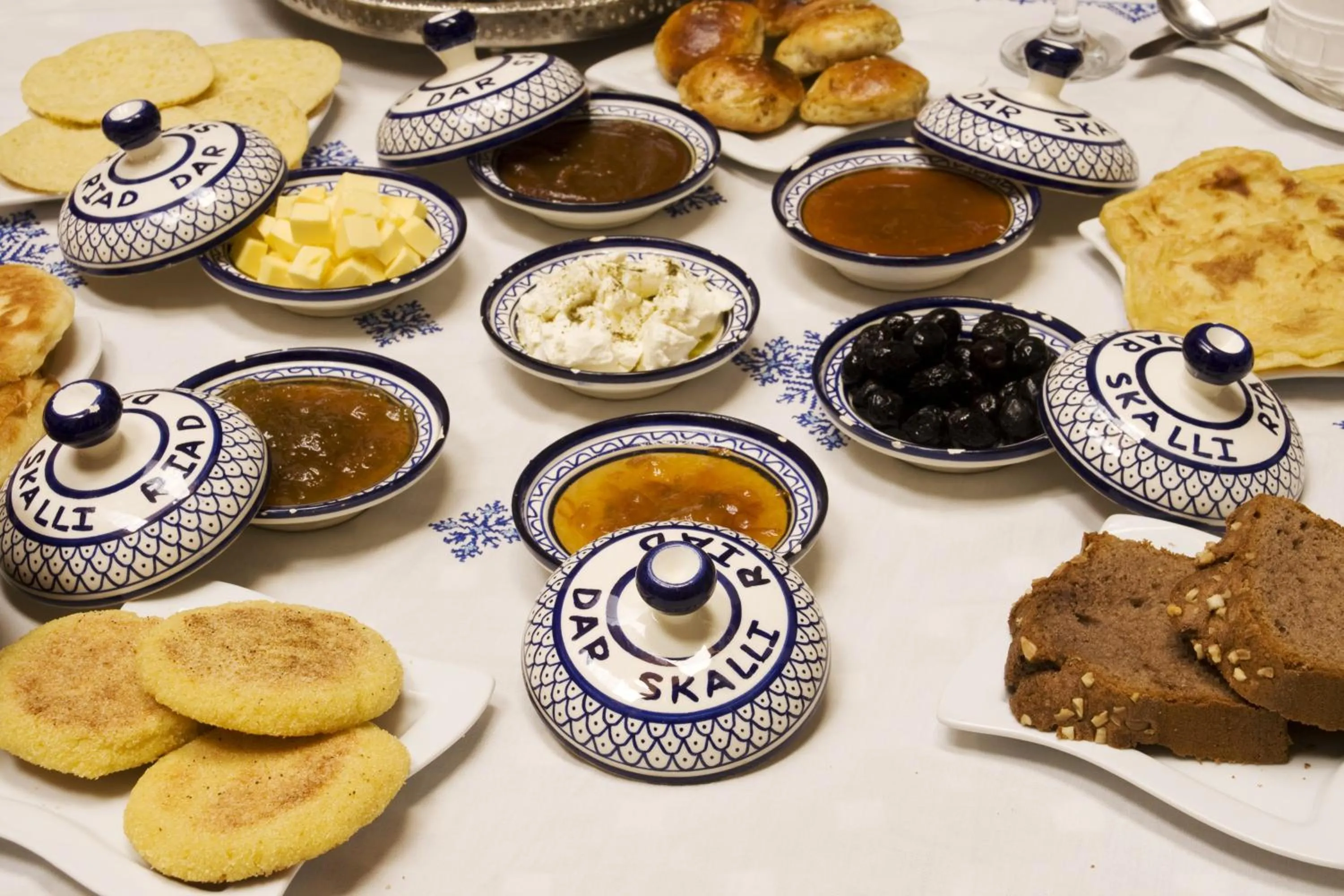 Continental breakfast in Riad Dar Skalli & SPA