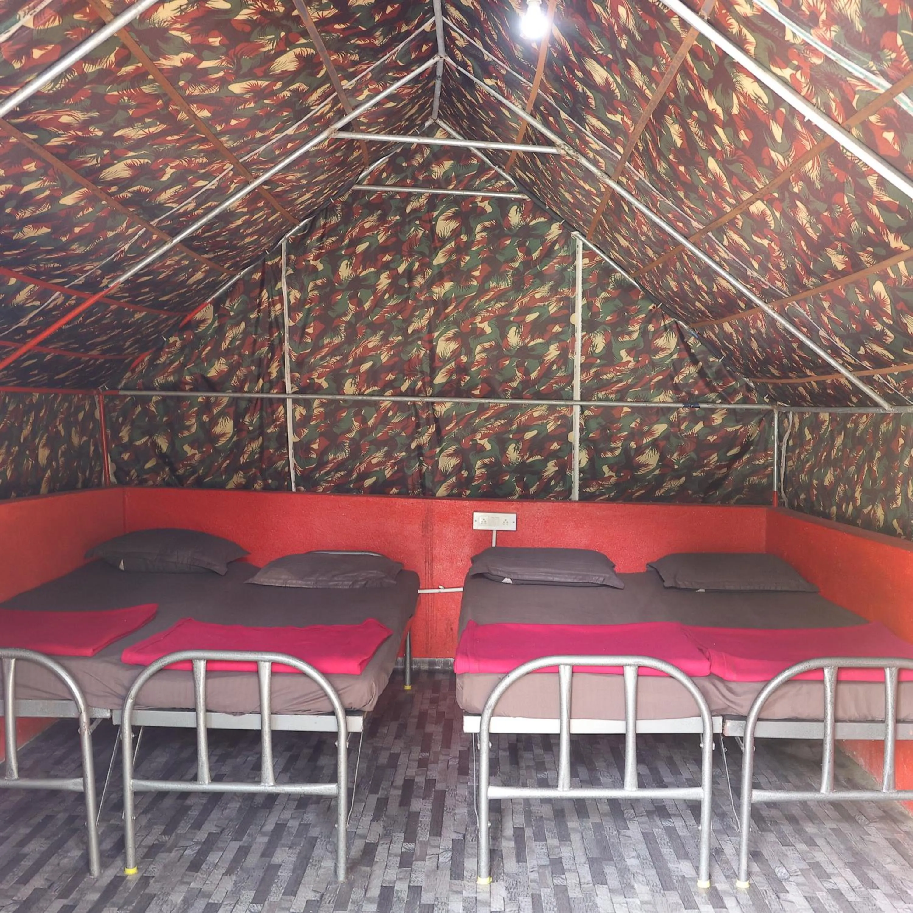 Bed in Farmers Son CampingGround