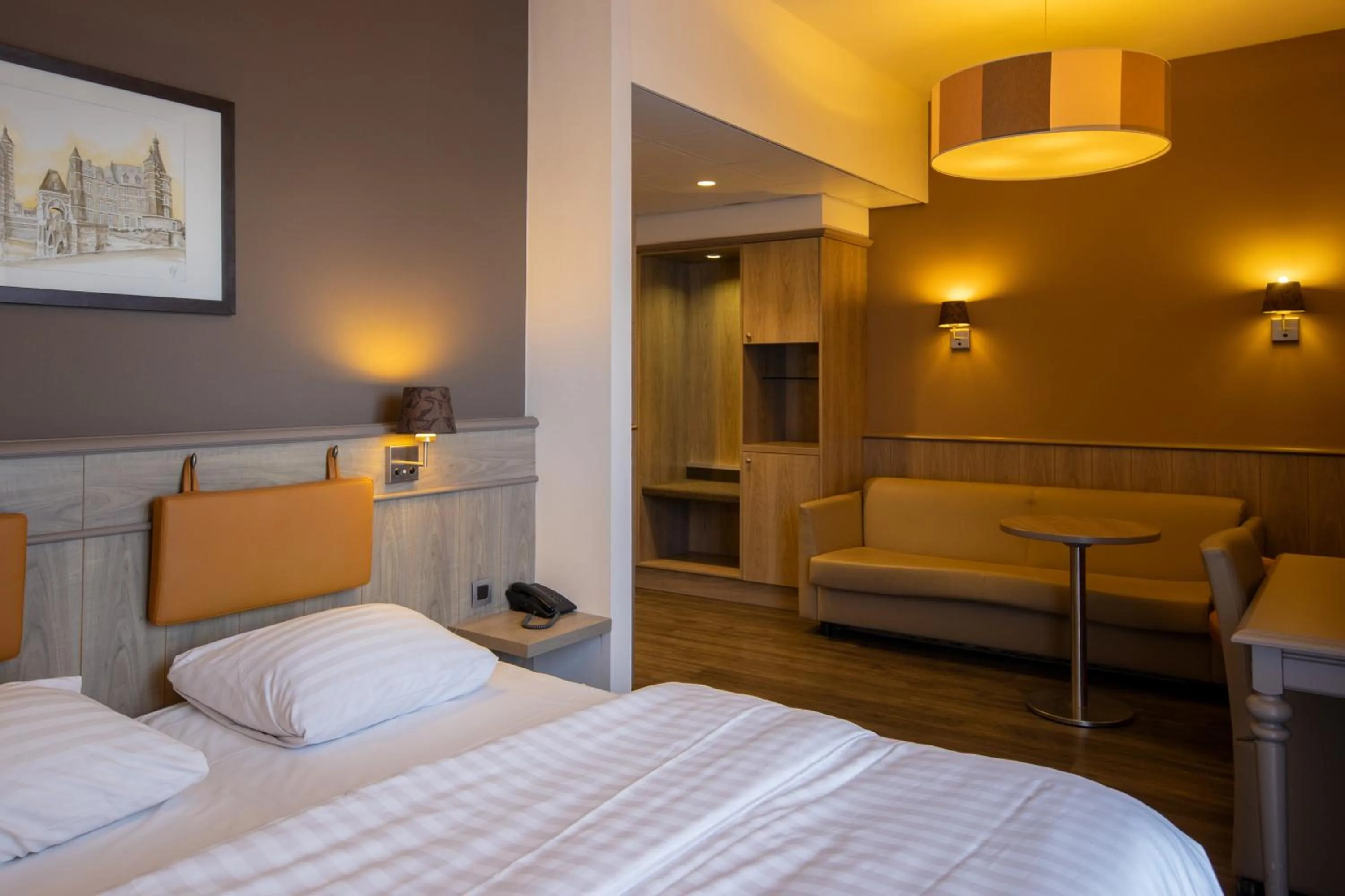 Bedroom, Bed in Blanckthys Hotel Voeren