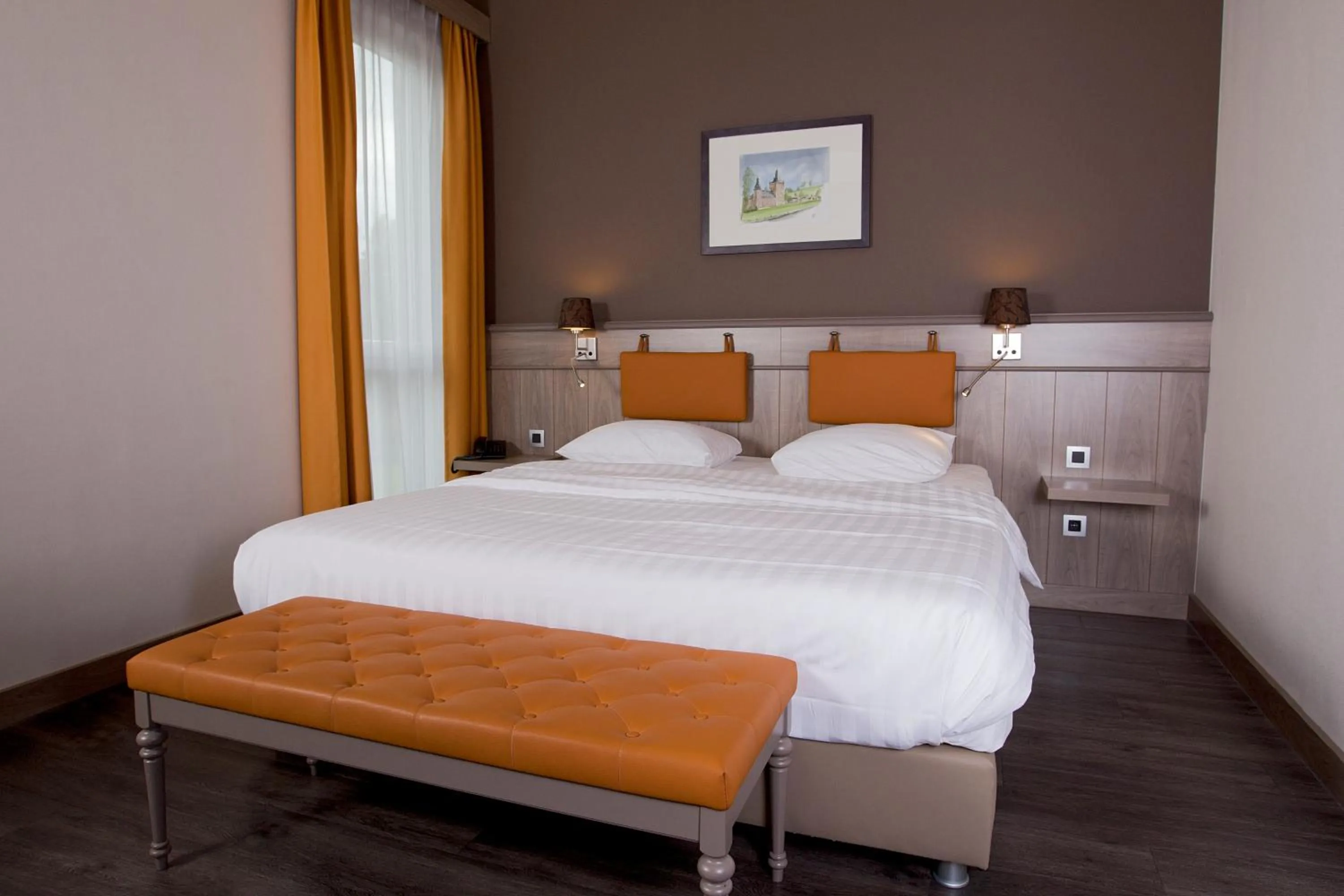 Bed in Blanckthys Hotel Voeren