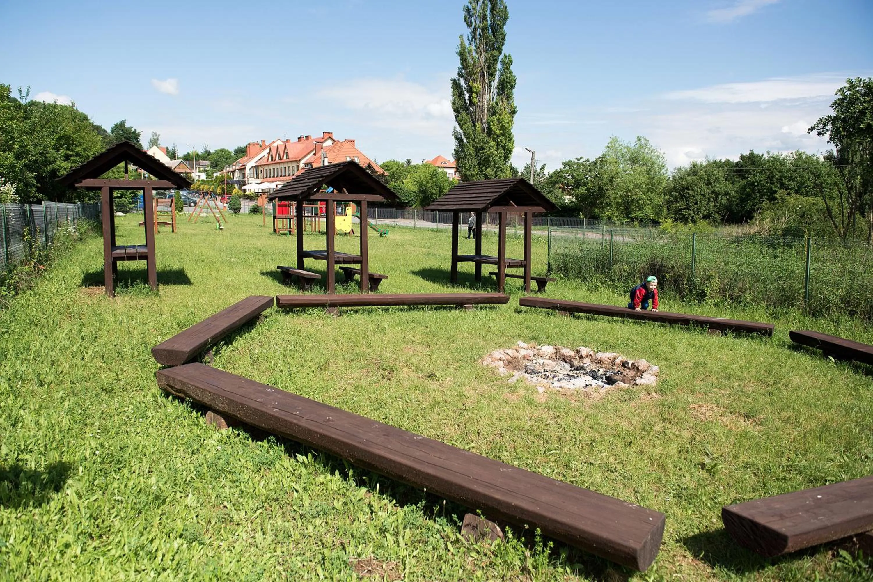BBQ facilities in Hotel Karczówka