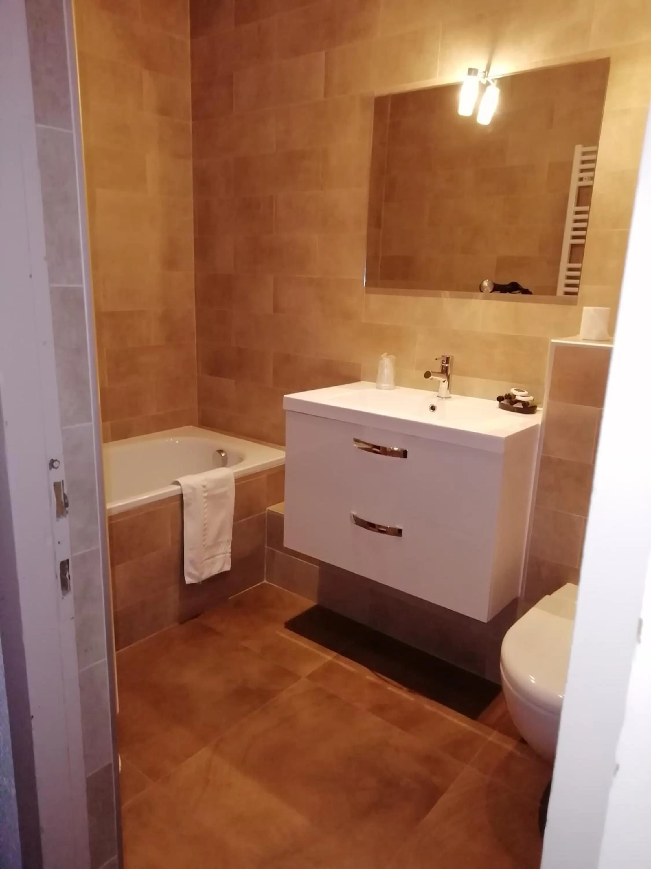 Bathroom in Hotel Le Druos