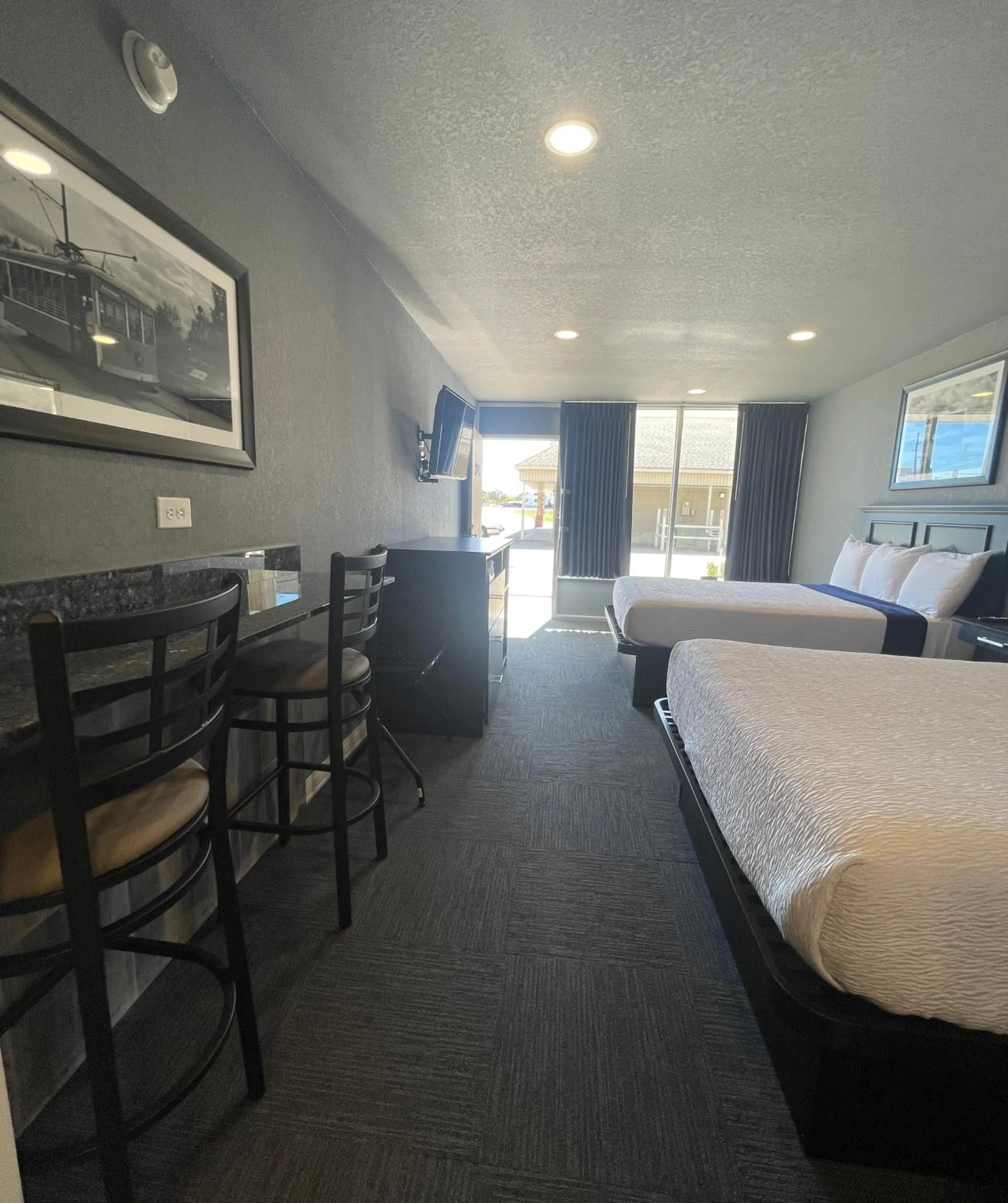 Bed in Interstate Inn