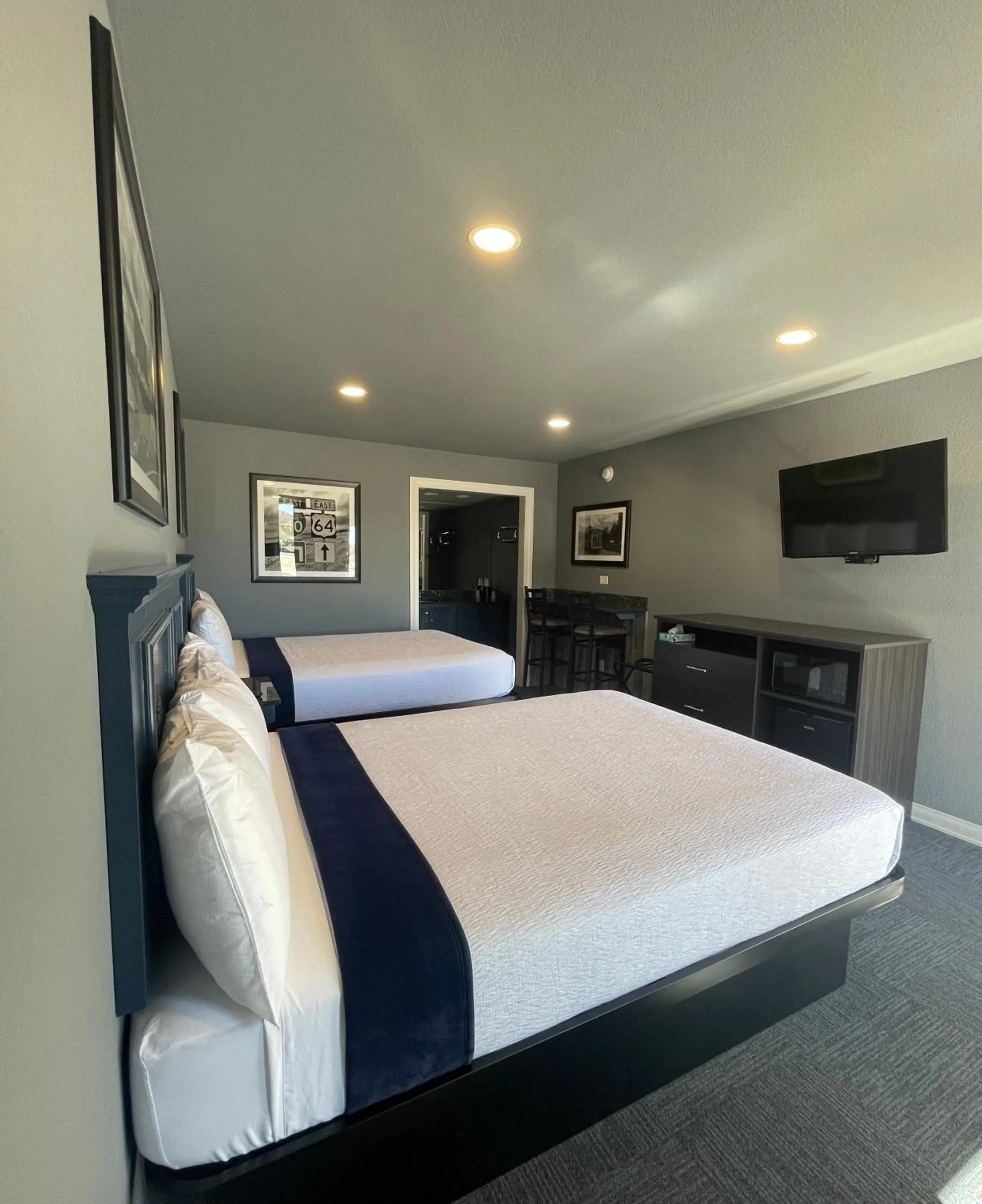 Bed in Interstate Inn