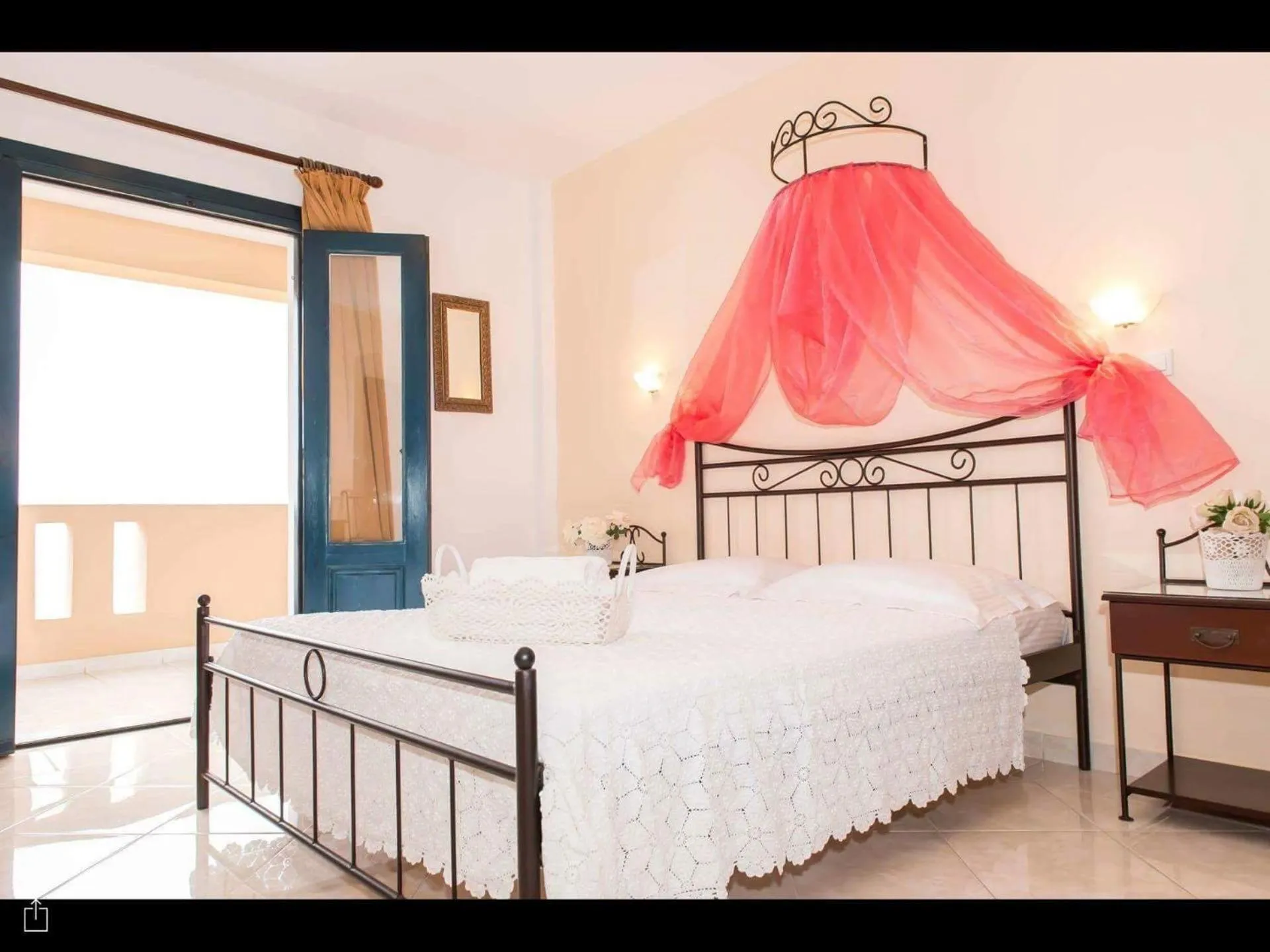 Bed in Archipelagos Apartments