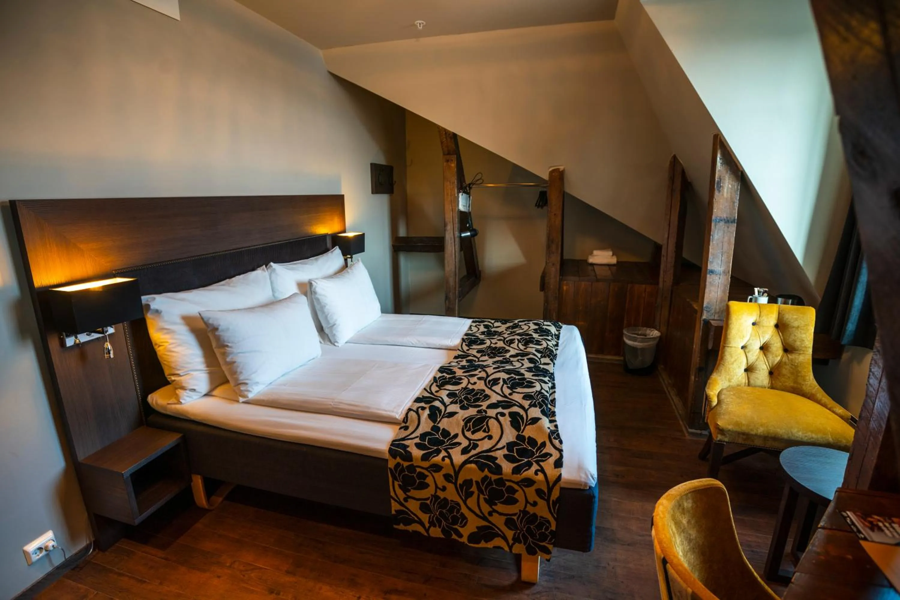 Bedroom, Bed in Banken Hotel