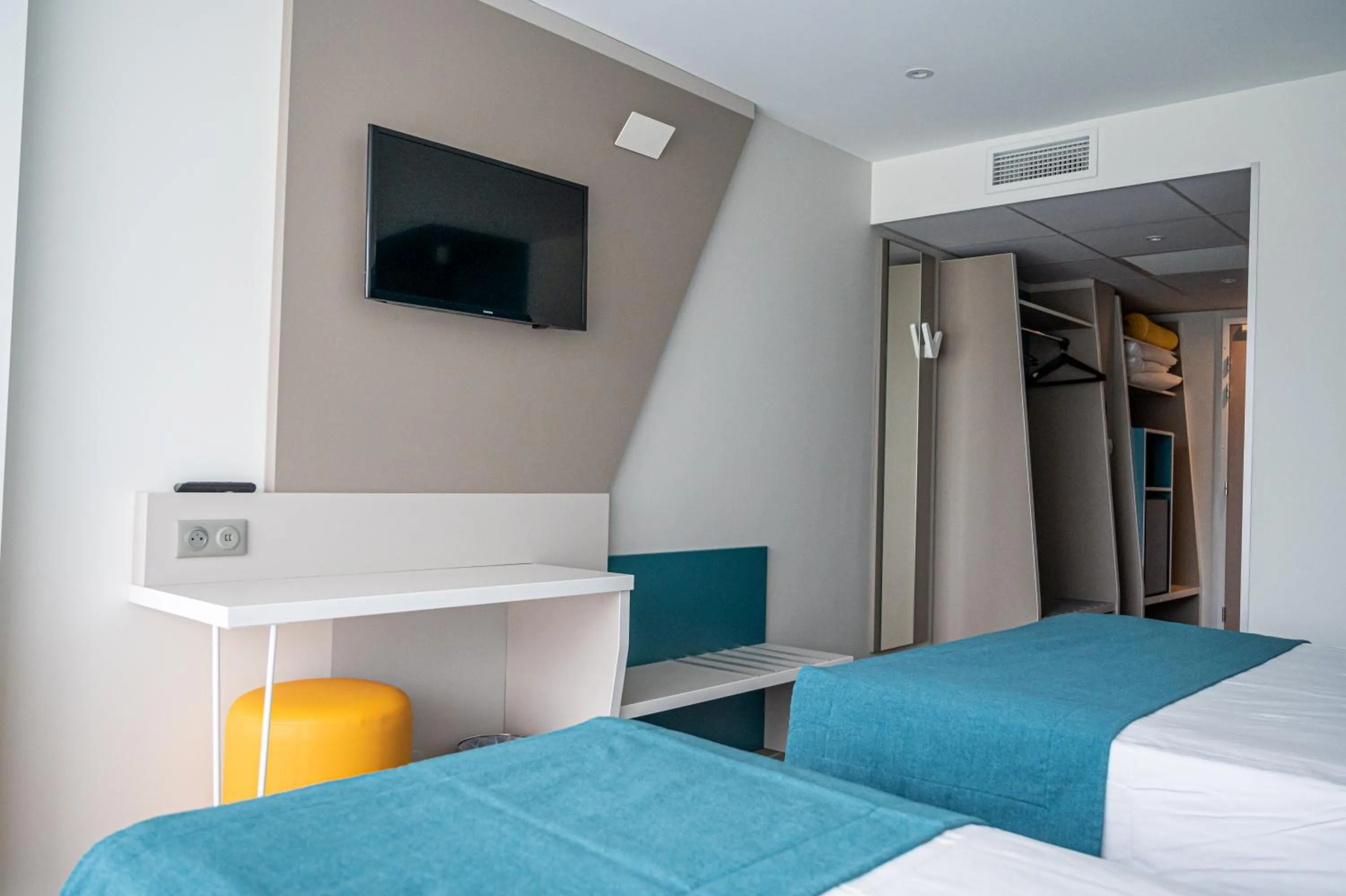 Bed in Hotel Le Quetzal