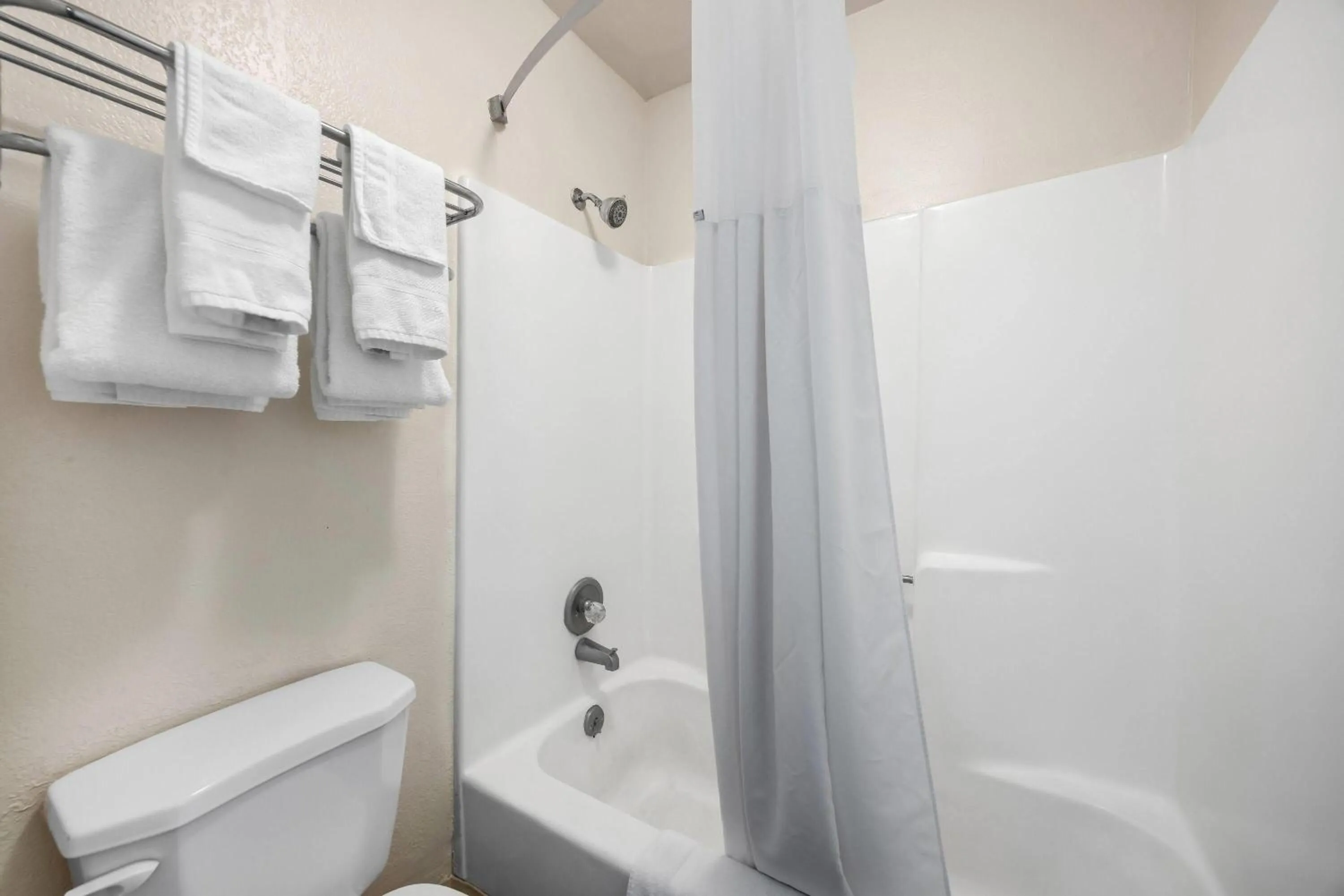 Bathroom in Super 8 by Wyndham Colorado Springs Peterson Space Force