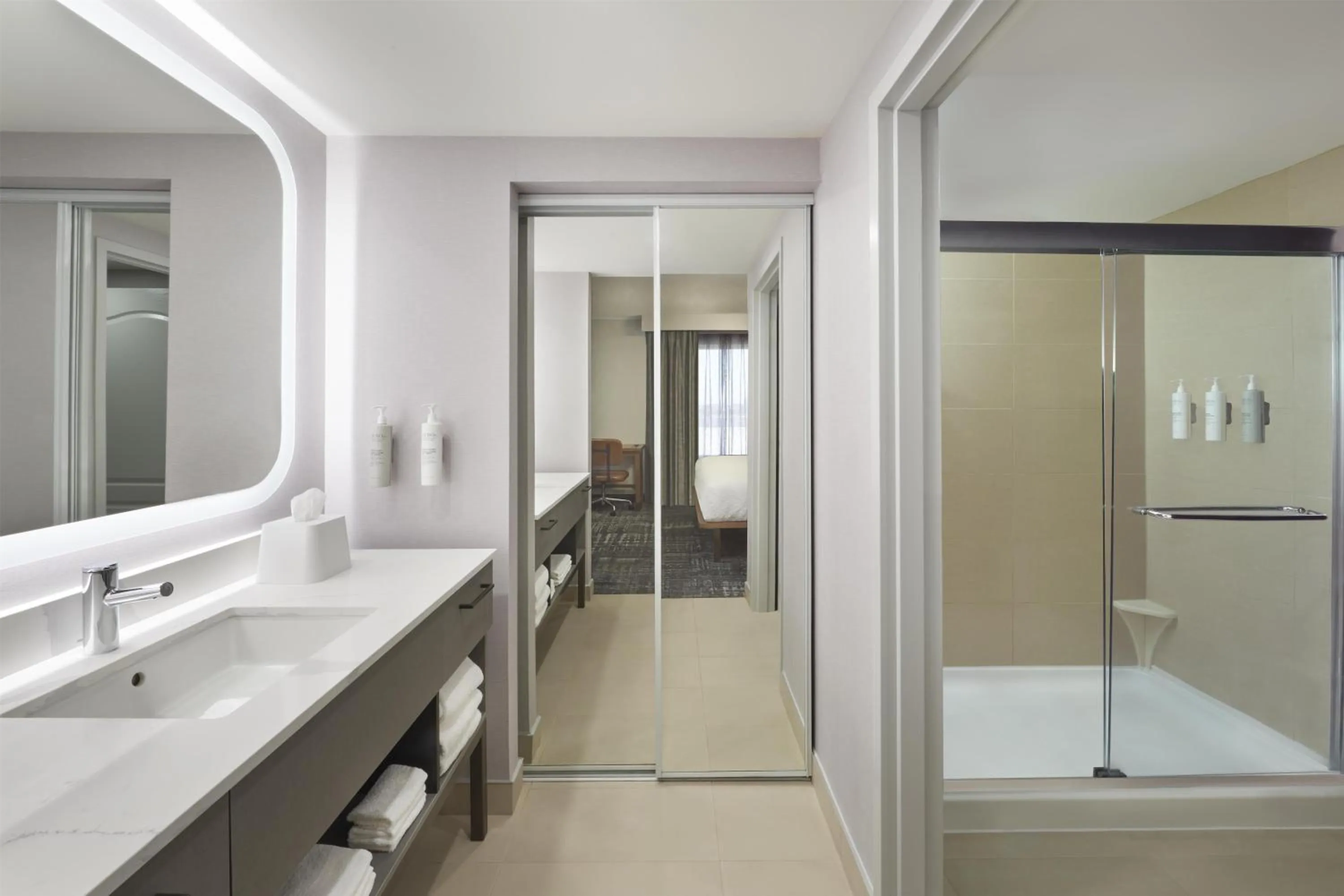 Bathroom in Homewood Suites by Hilton Toronto Vaughan