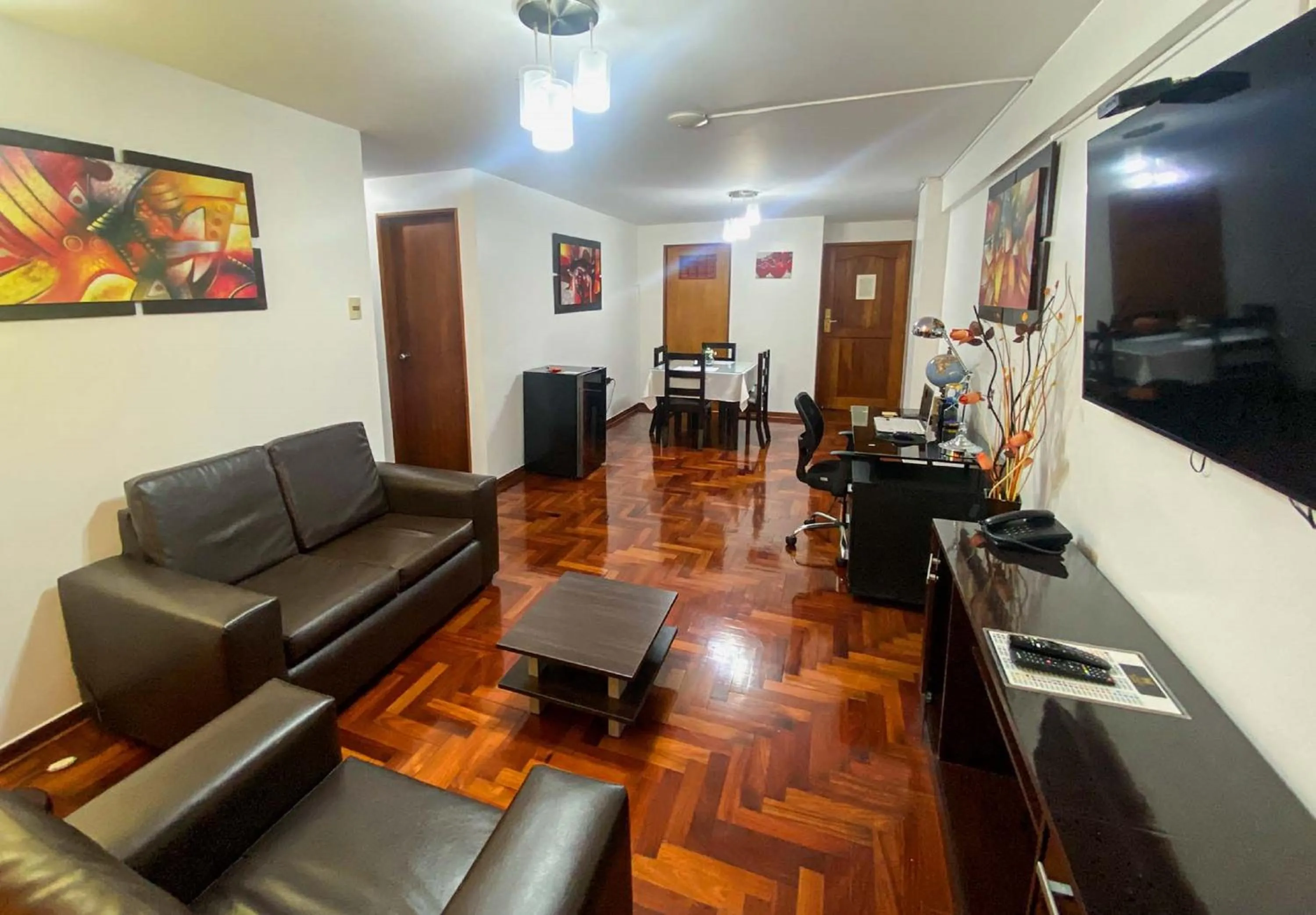 Living room in Inkari Apart Hotel