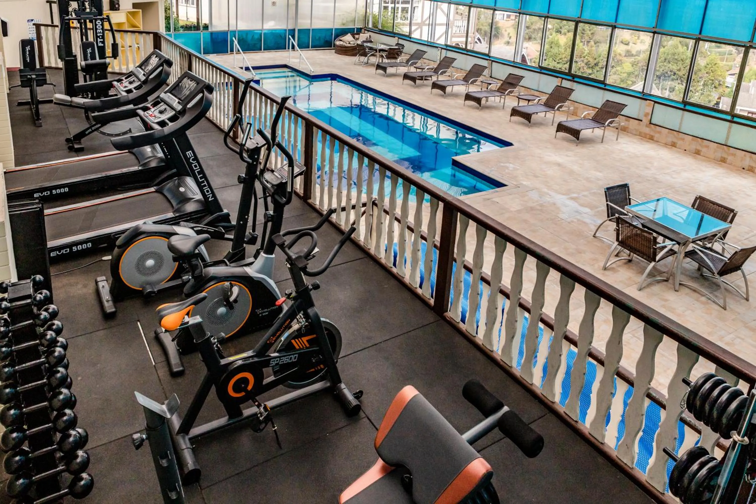 Fitness centre/facilities in Hotel Leão da Montanha