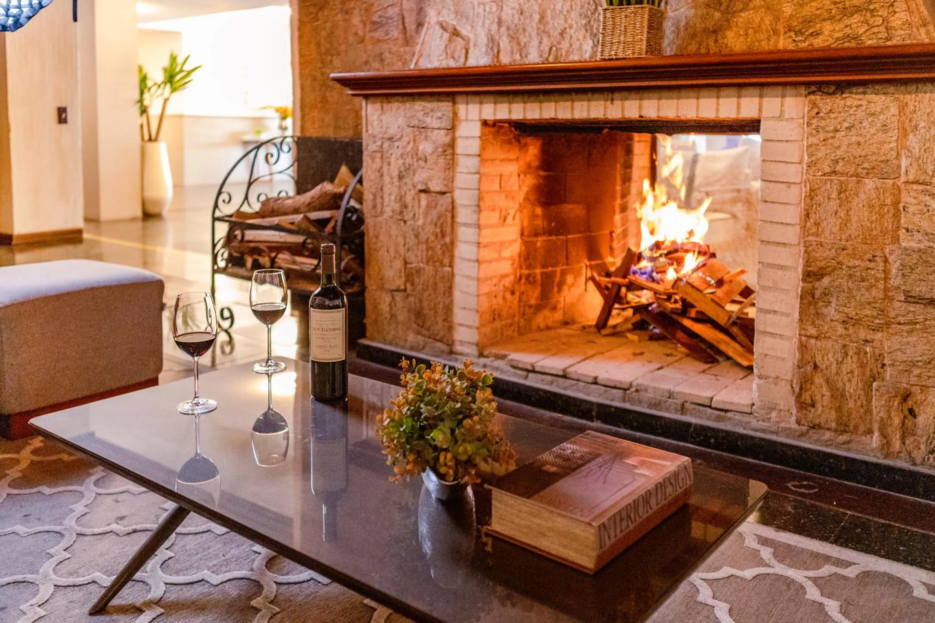 Living room in Hotel Leão da Montanha