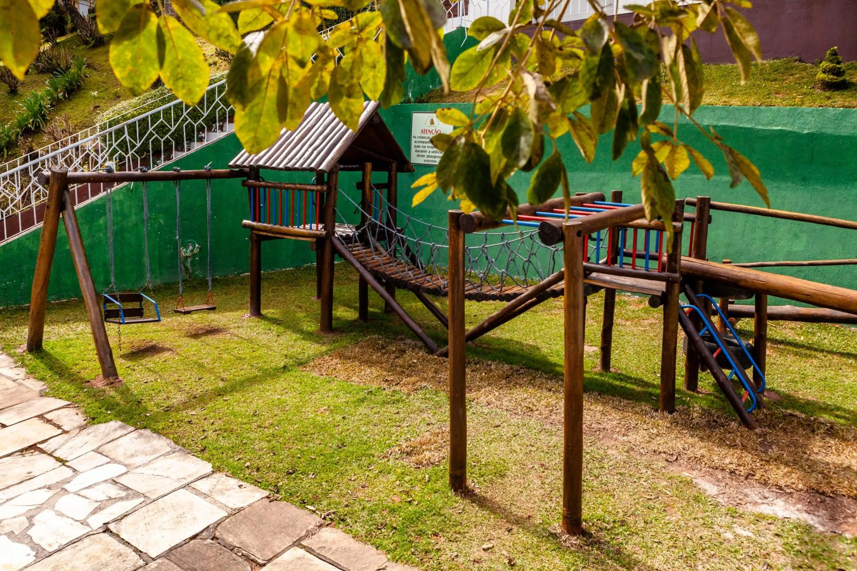 Children play ground in Hotel Leão da Montanha
