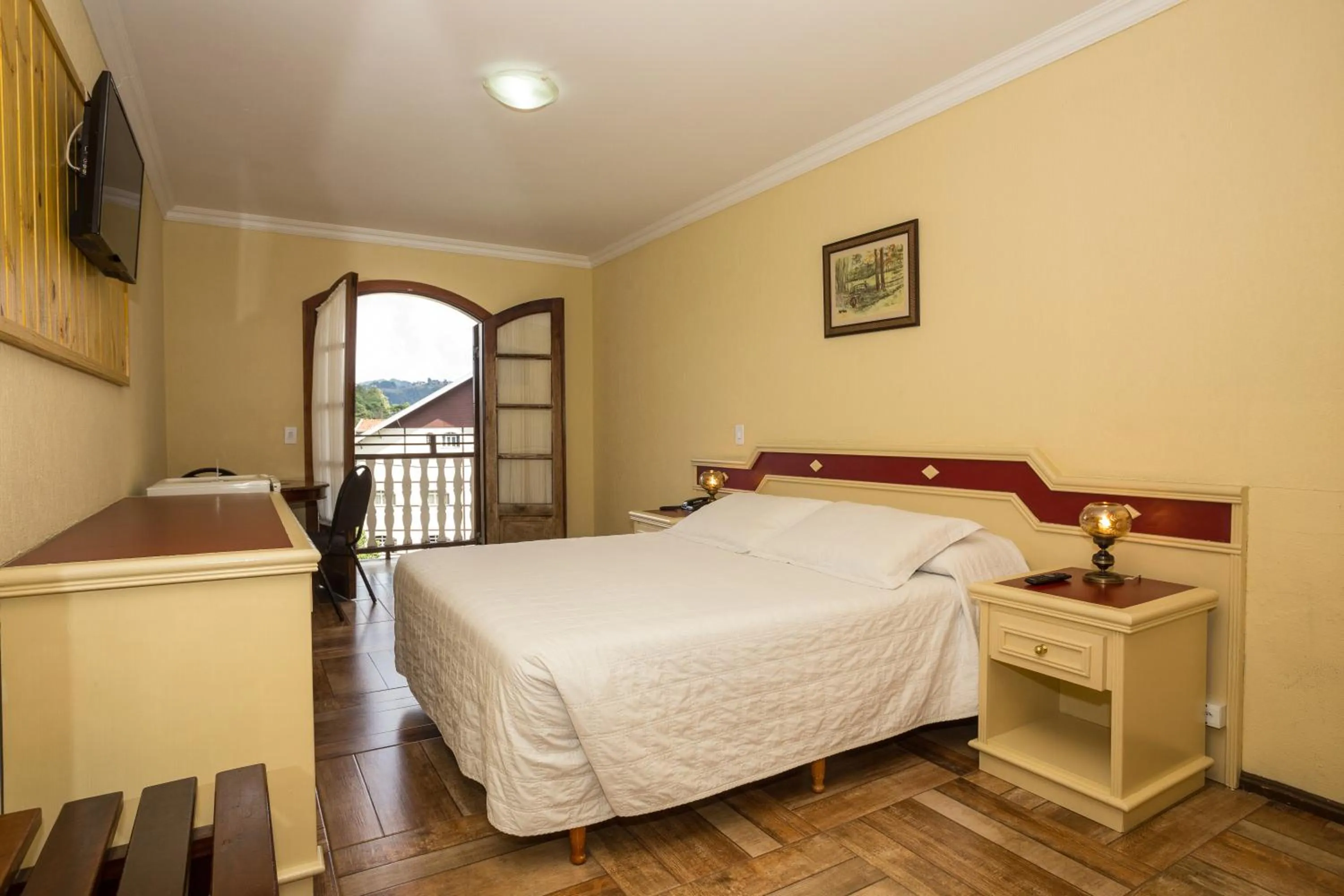 Bedroom, Bed in Hotel Leão da Montanha