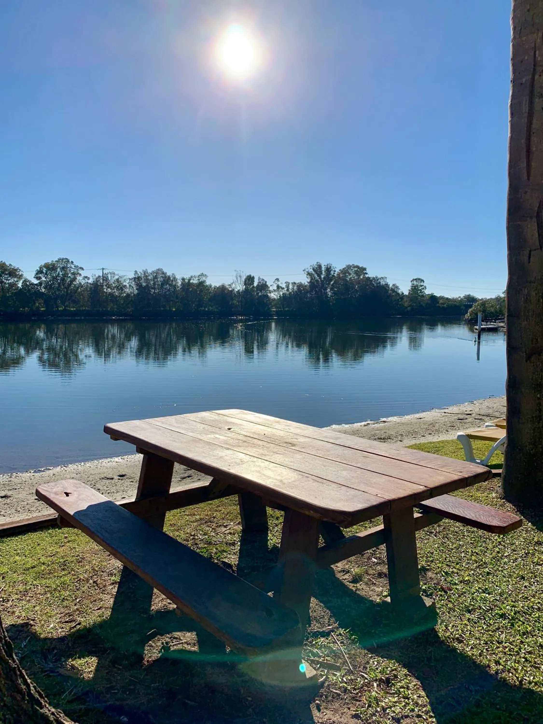 Lake view in Maroochy River Bungalows