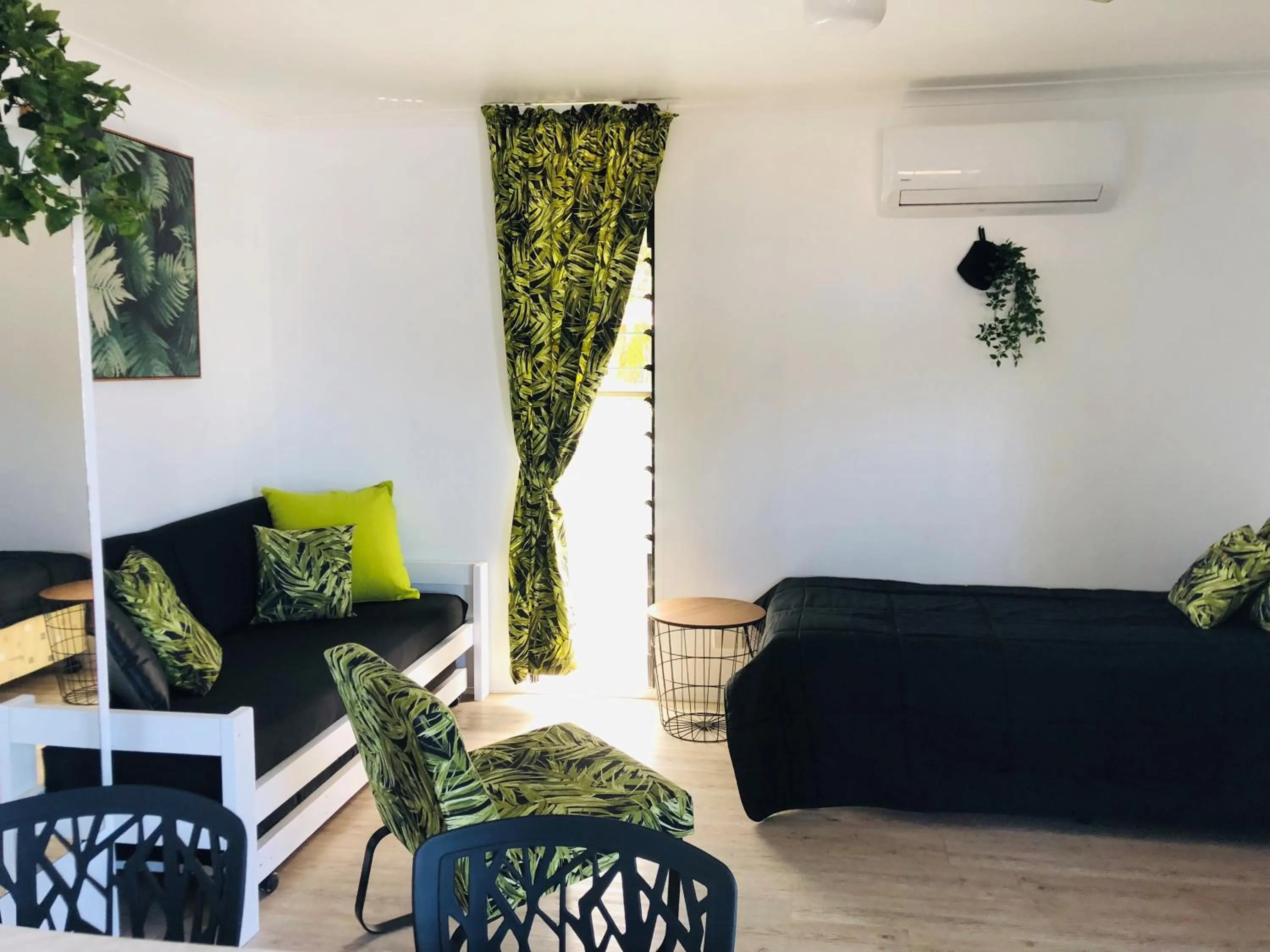 Living room in Maroochy River Bungalows