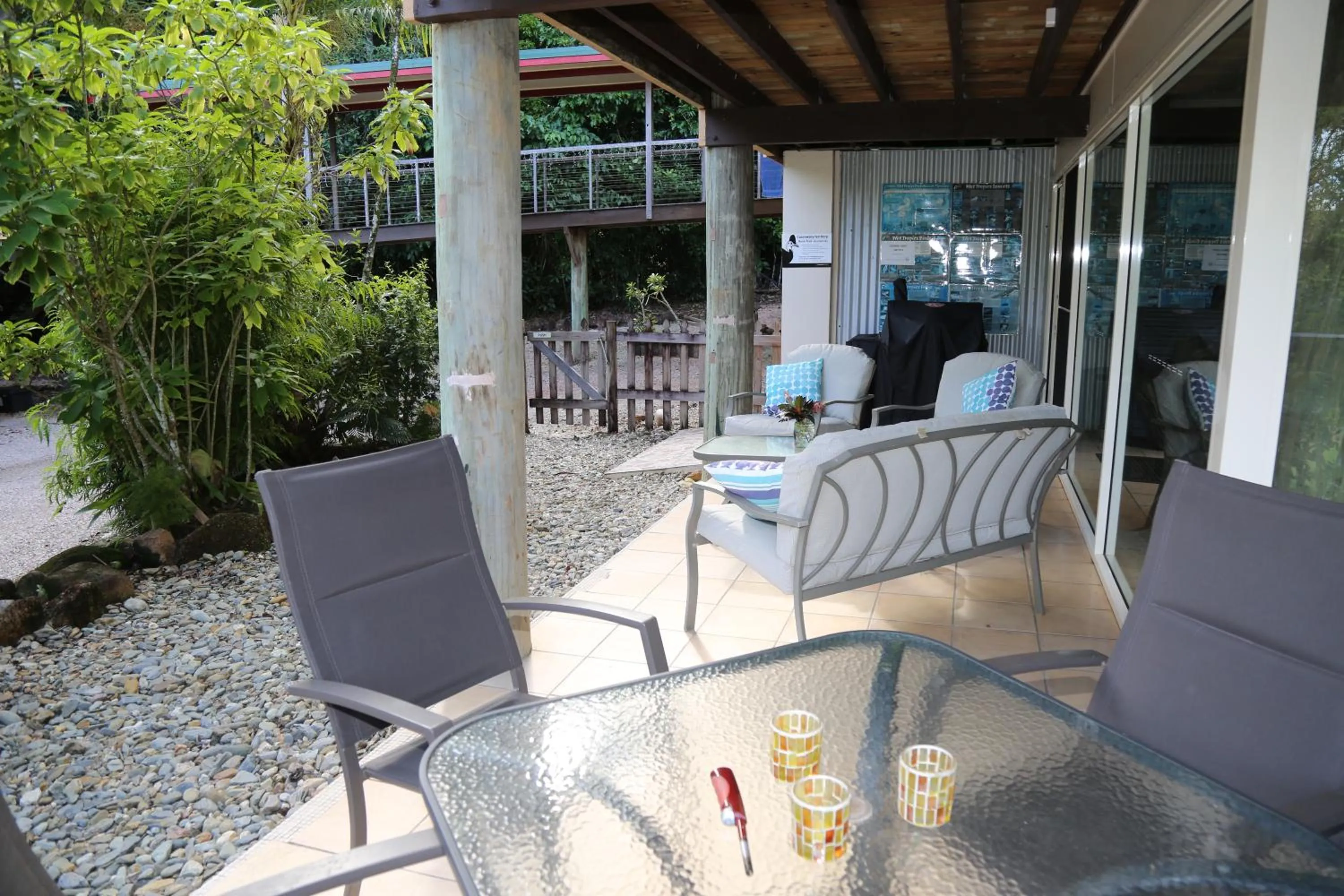 Patio in Licuala Lodge