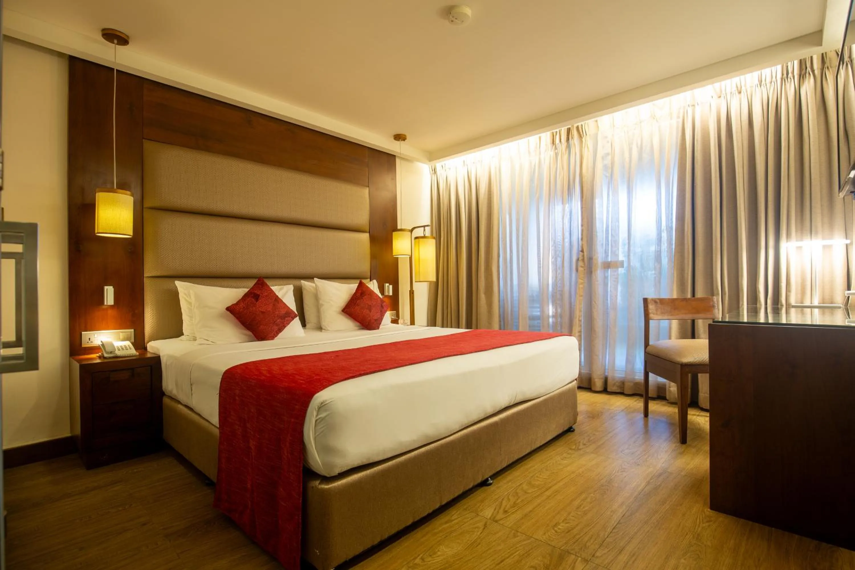 Bed in Pegasus Reef - A Beach Resort in Colombo