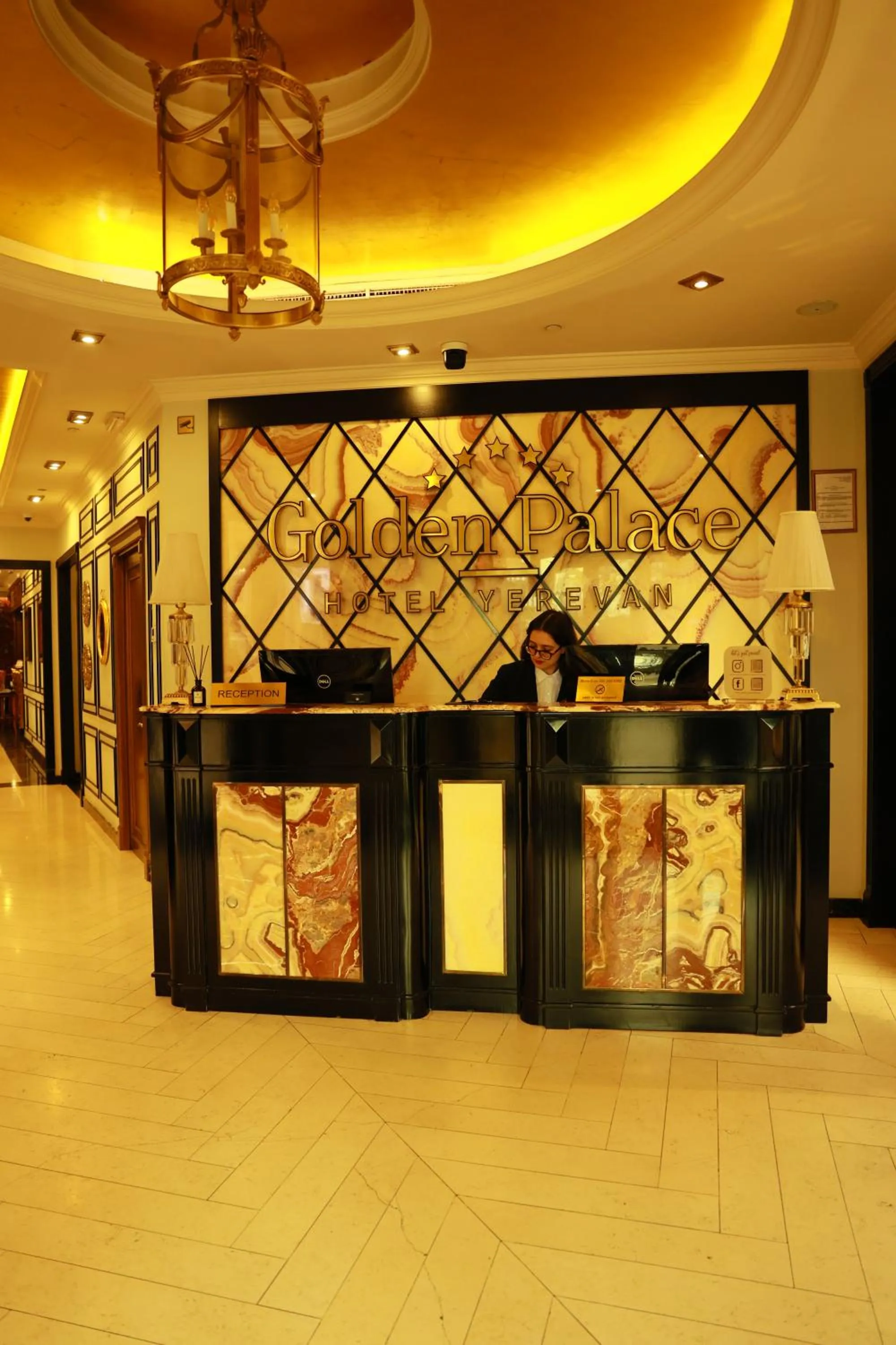 Lobby or reception in Golden Palace Hotel Yerevan