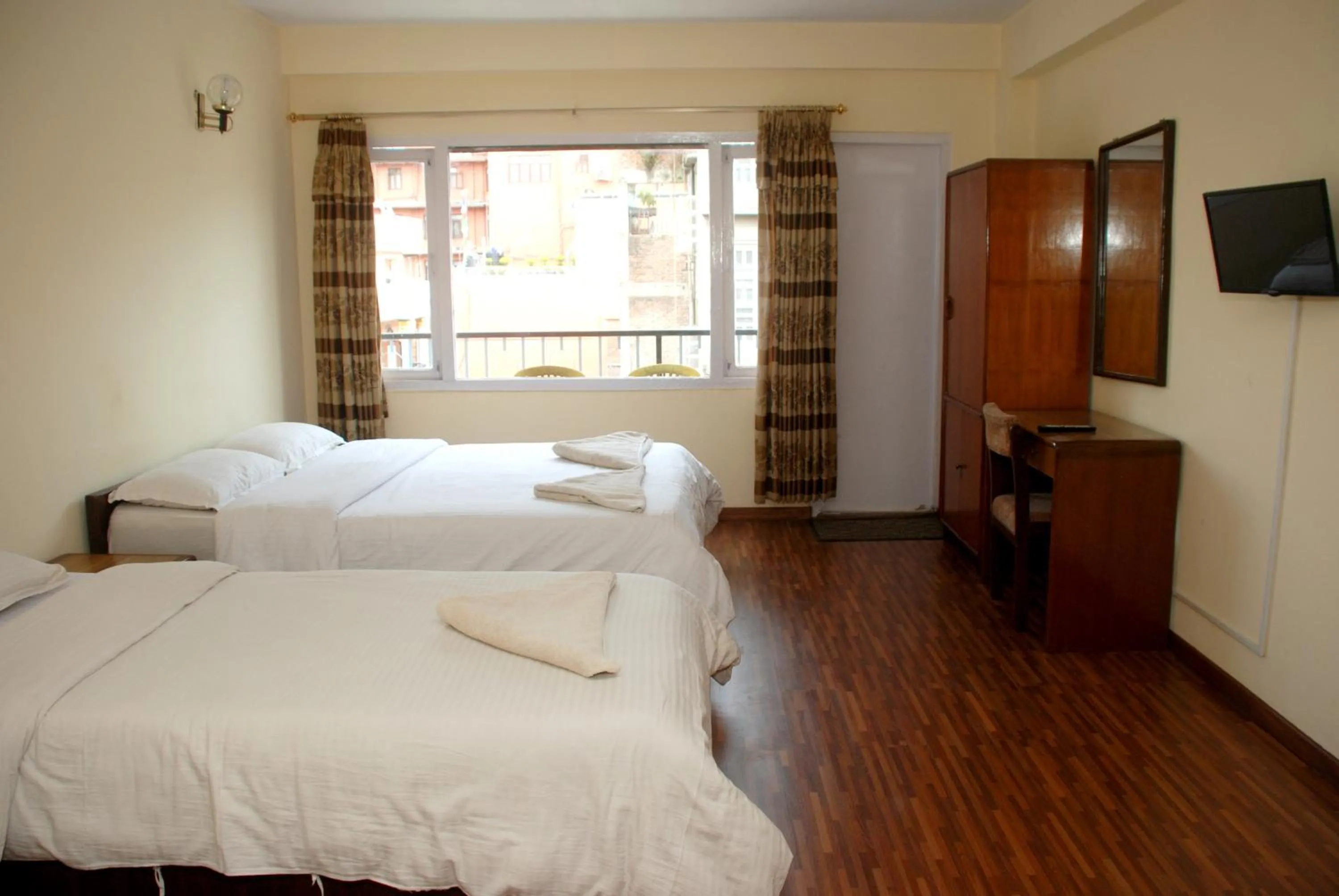 Bed in Kathmandu Madhuban Guest House