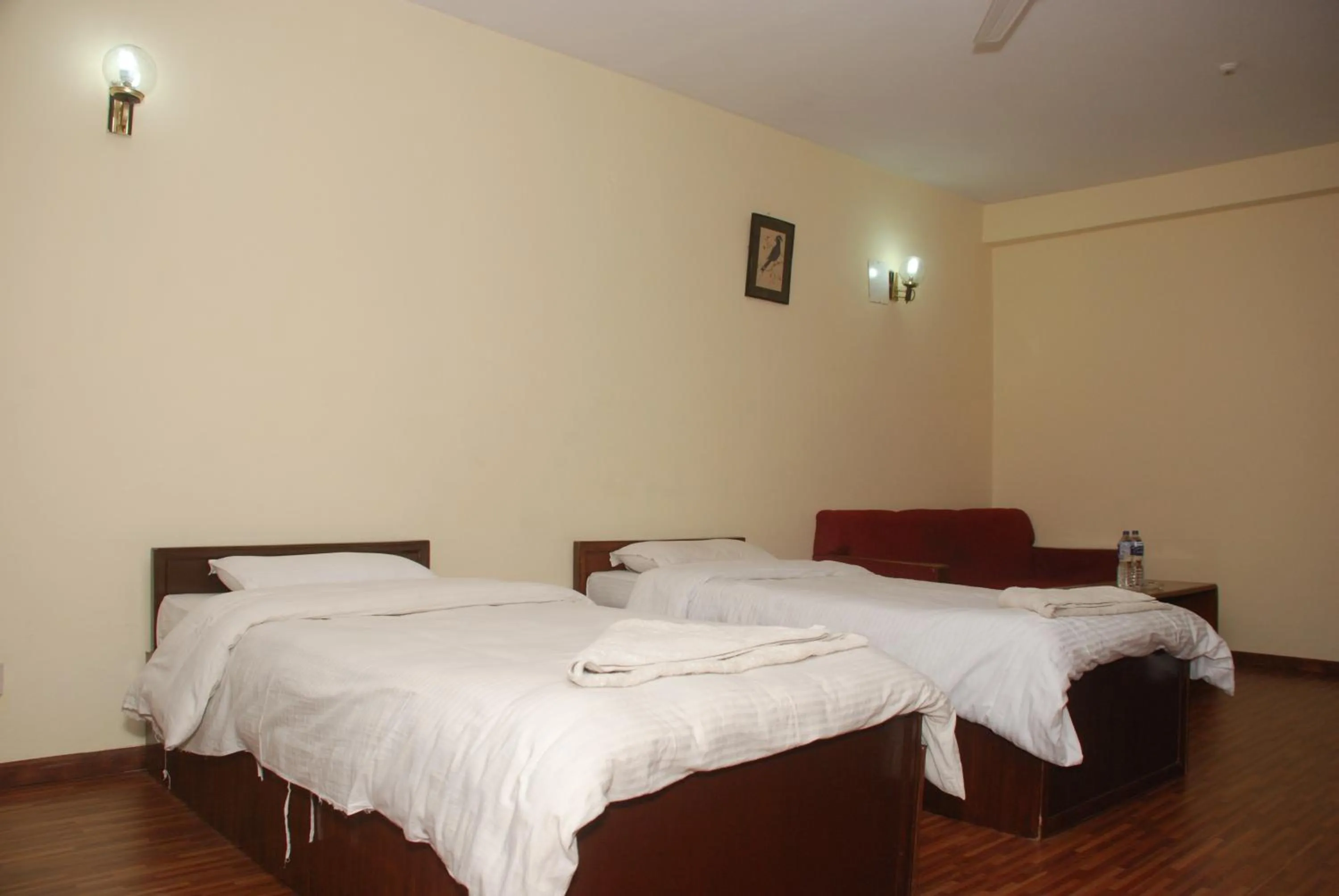 Bed in Kathmandu Madhuban Guest House