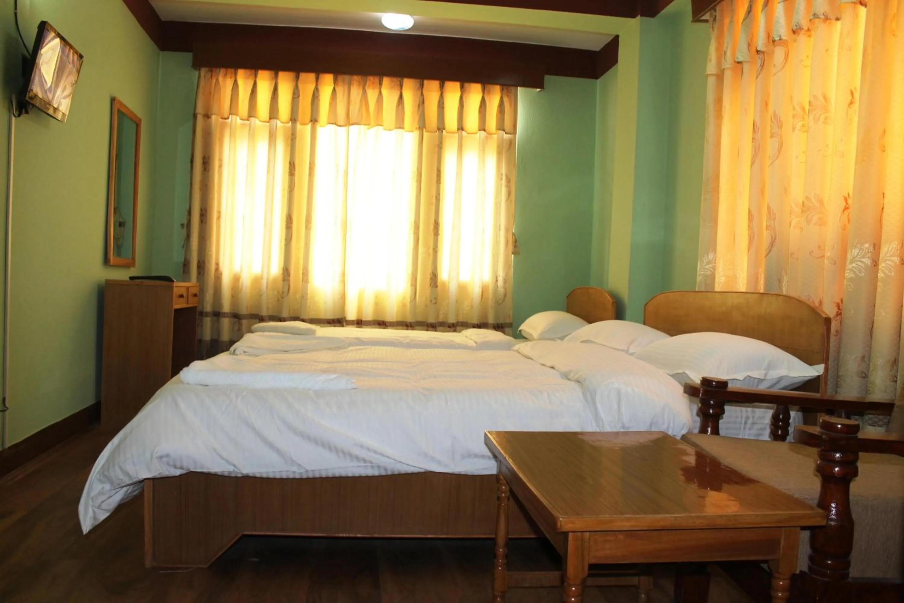 Bed in Kathmandu Madhuban Guest House