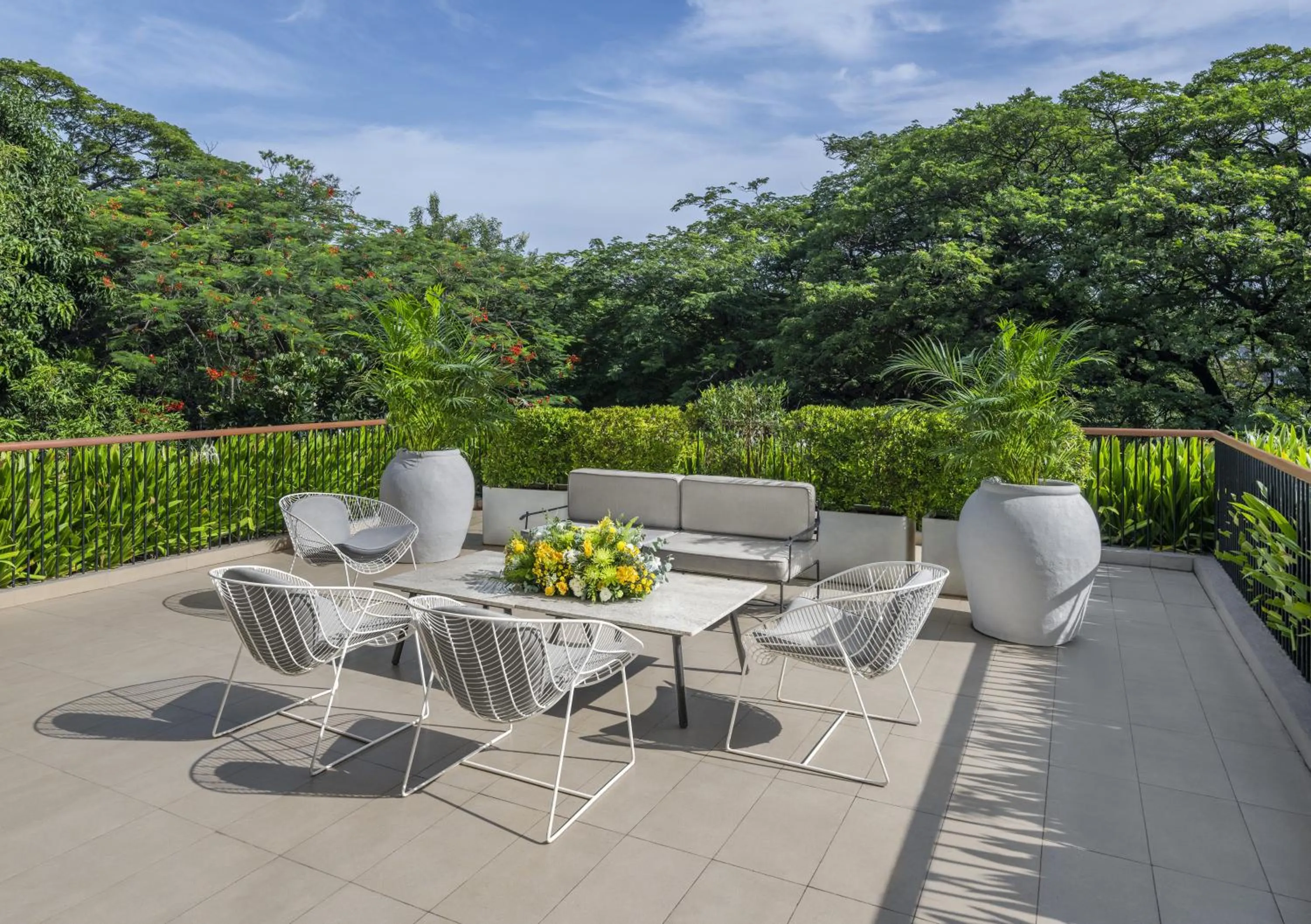 Garden in The Raintree, St. Mary’s Road