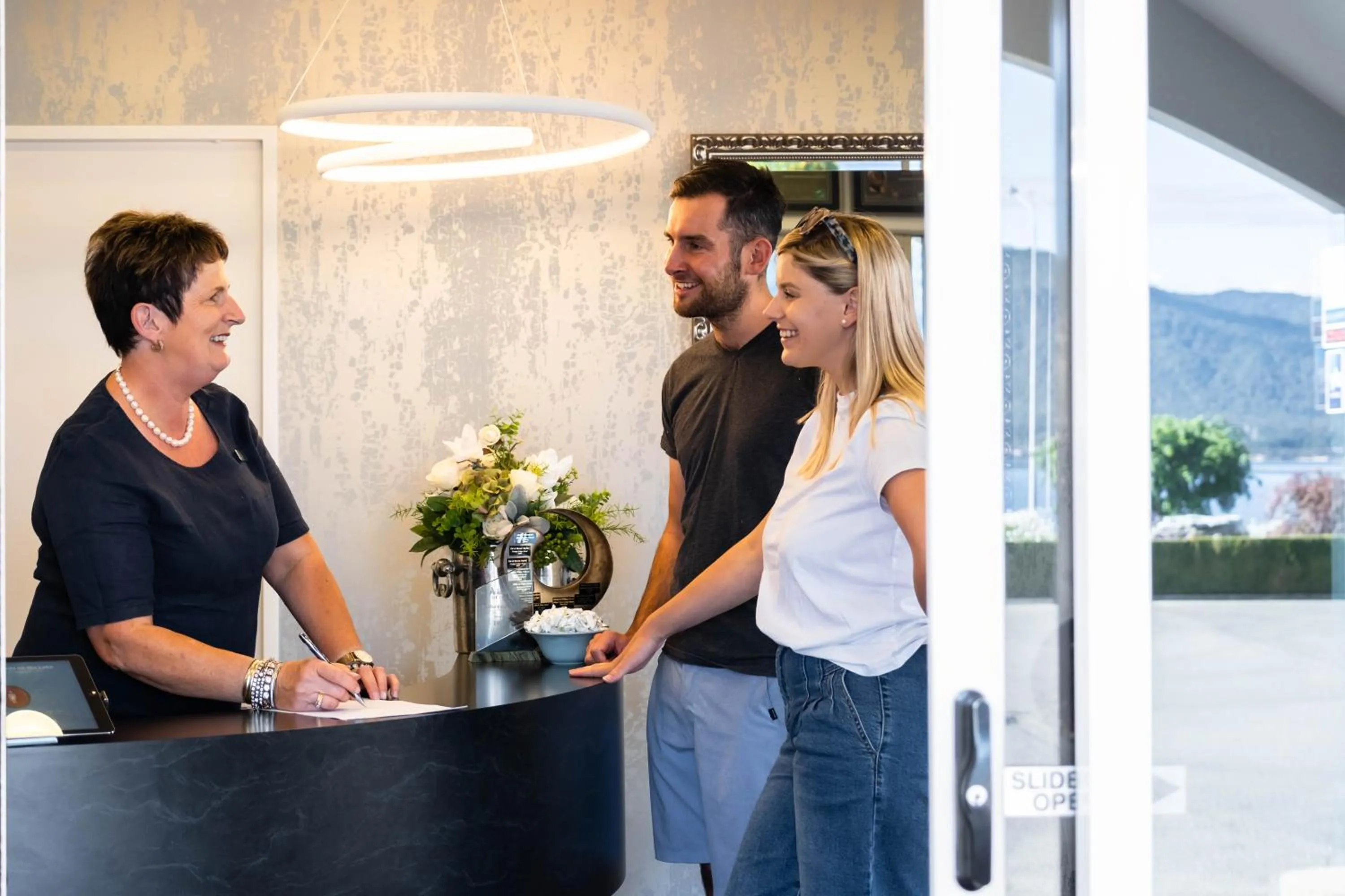 Lobby or reception in Radfords on the Lake
