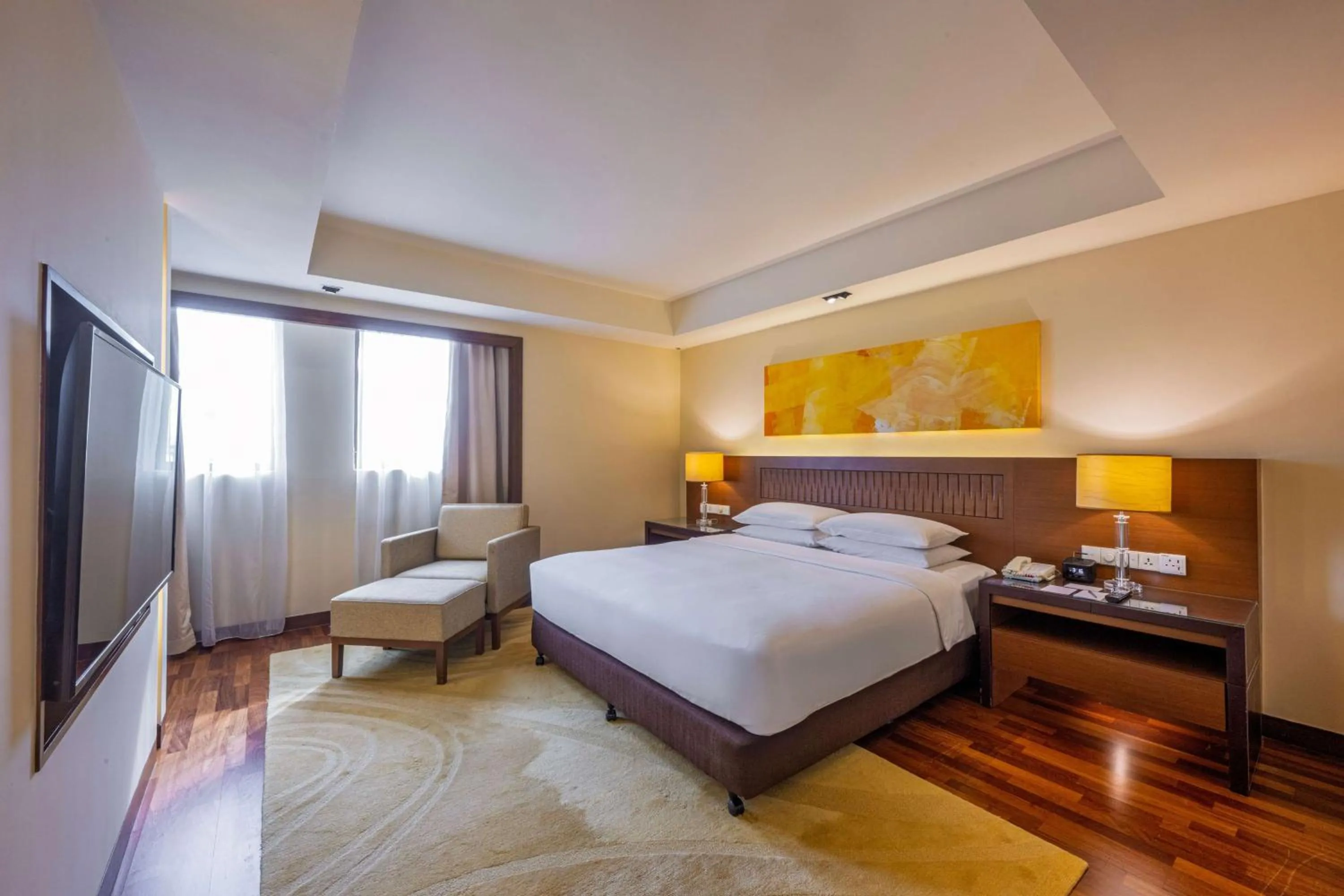 Bedroom, Bed in Hyatt Regency Kinabalu