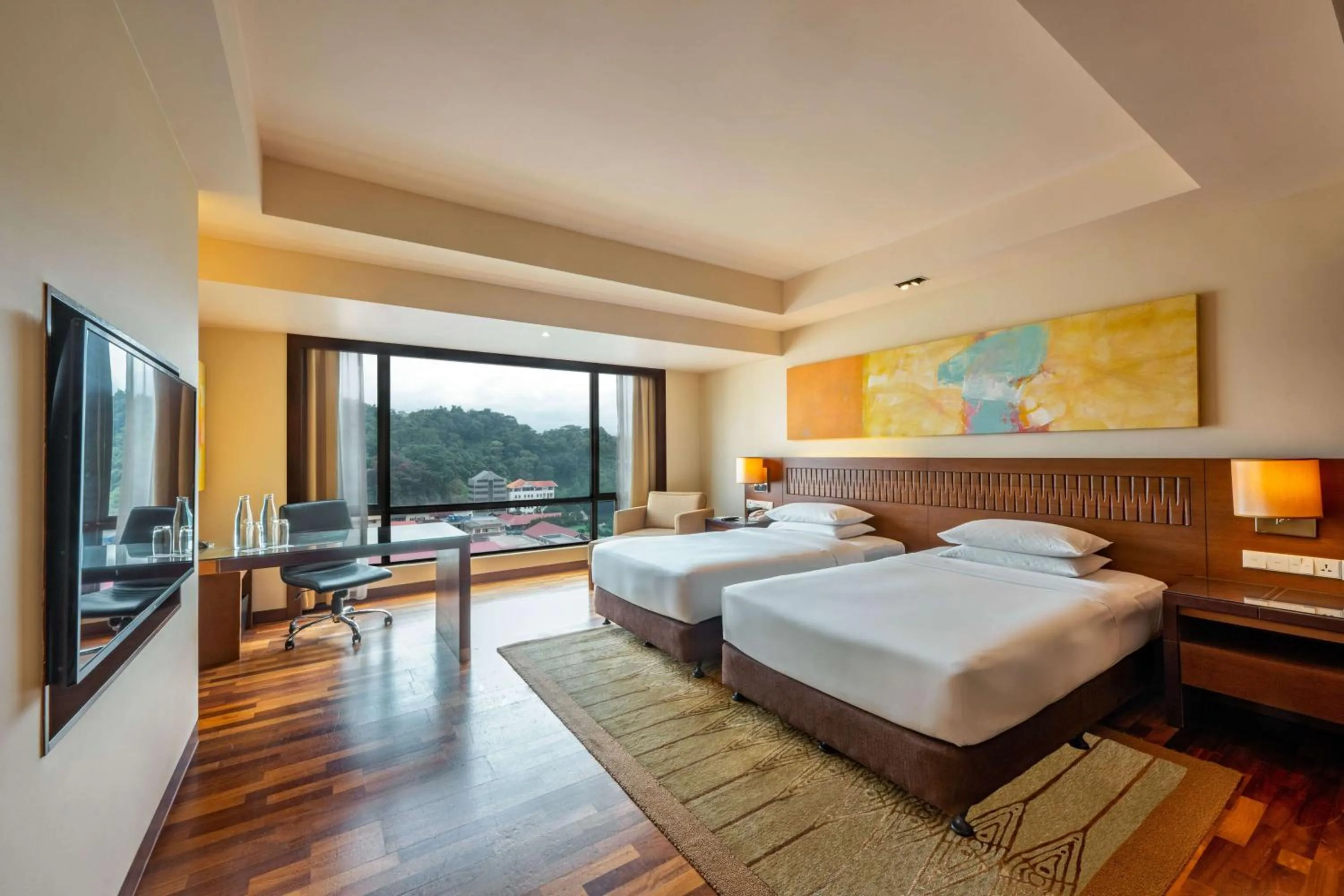 Bedroom, Bed in Hyatt Regency Kinabalu